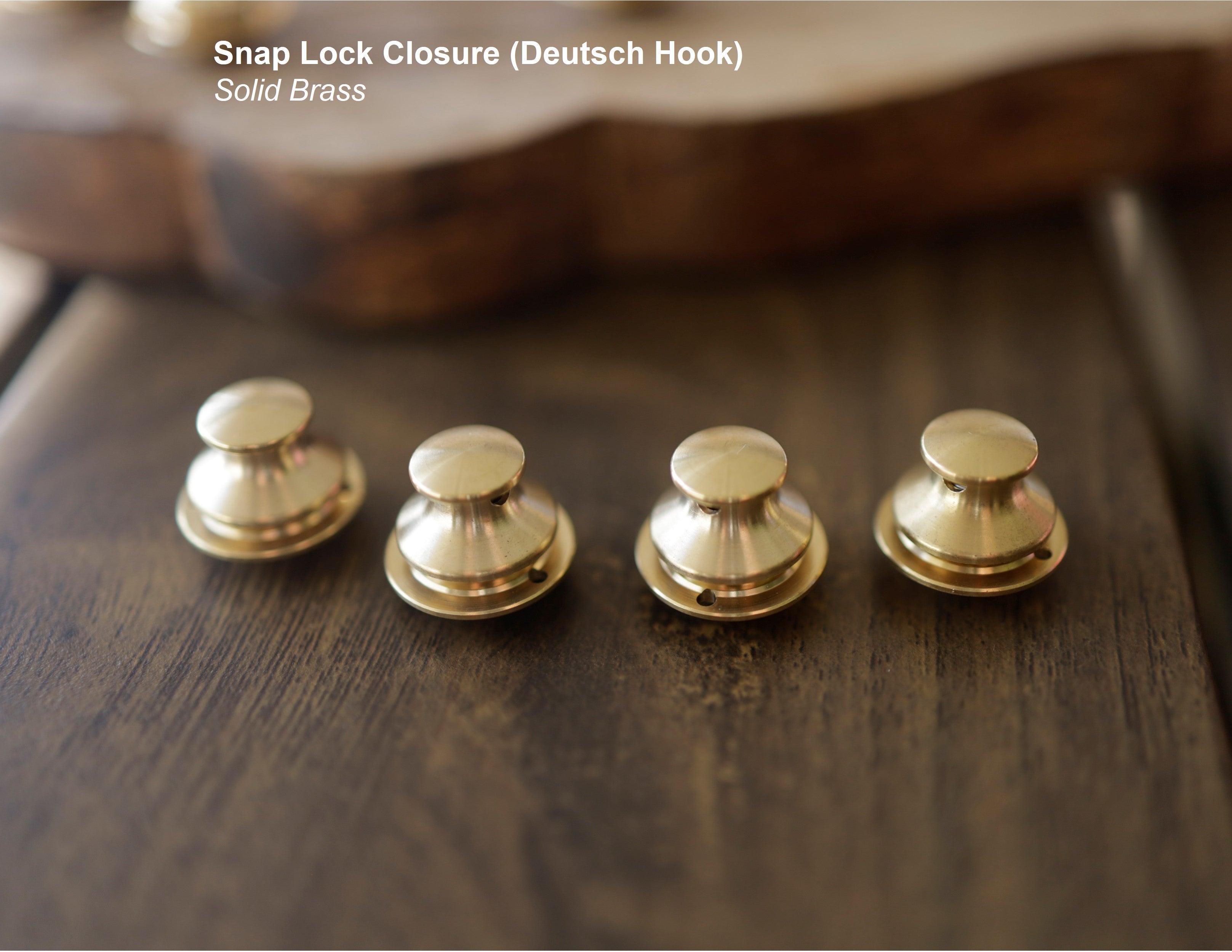 Snap Lock Closure (Solid Brass)