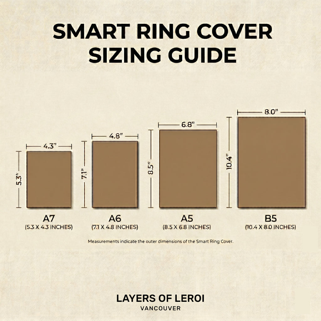 A7 Smart Ring Binder in German Noblessa Leather