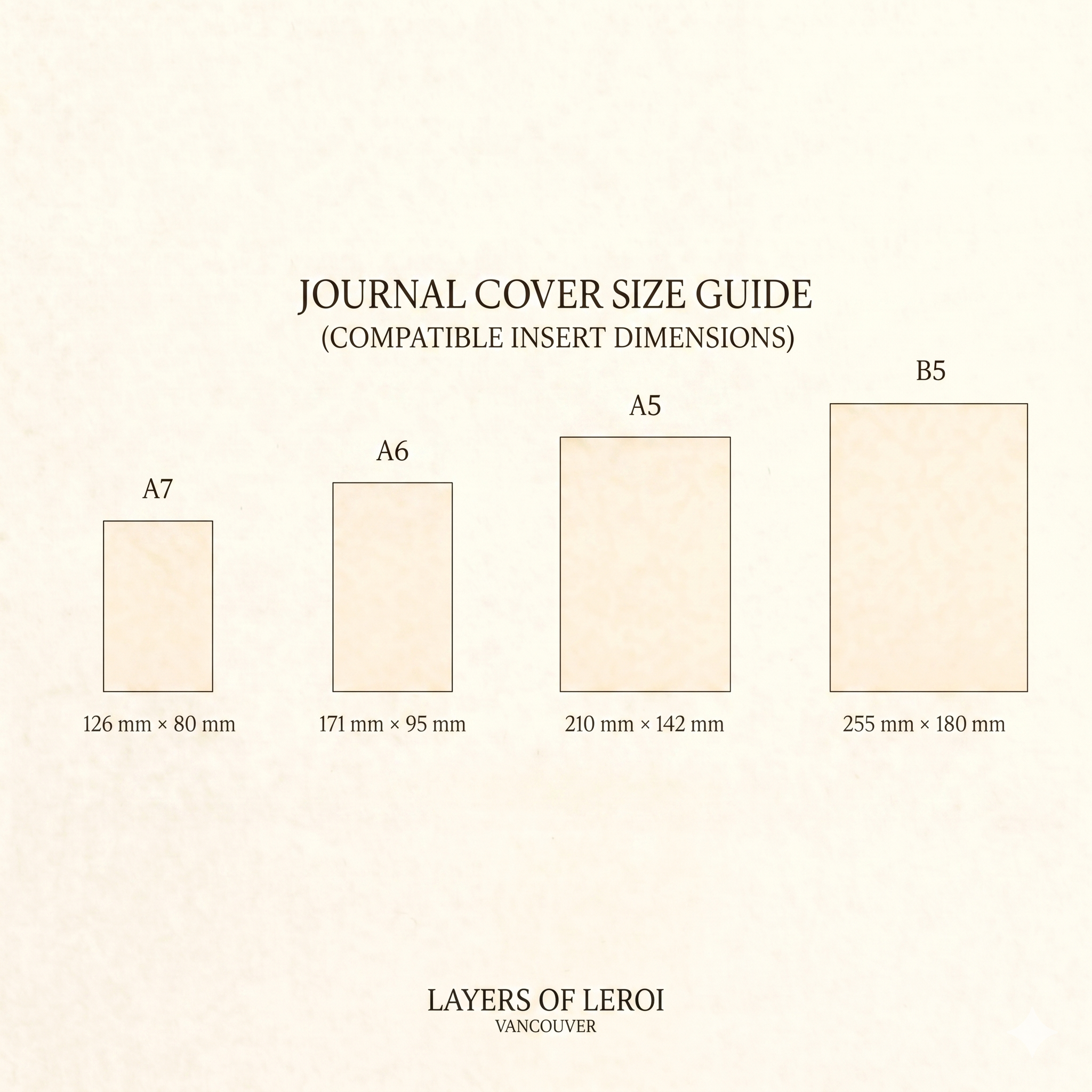 A6 Journal in German Togo Leather
