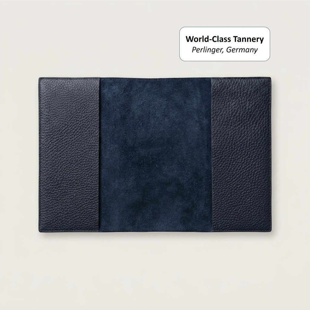 Minimalist Standard Leather Bible Cover - German Togo Leather