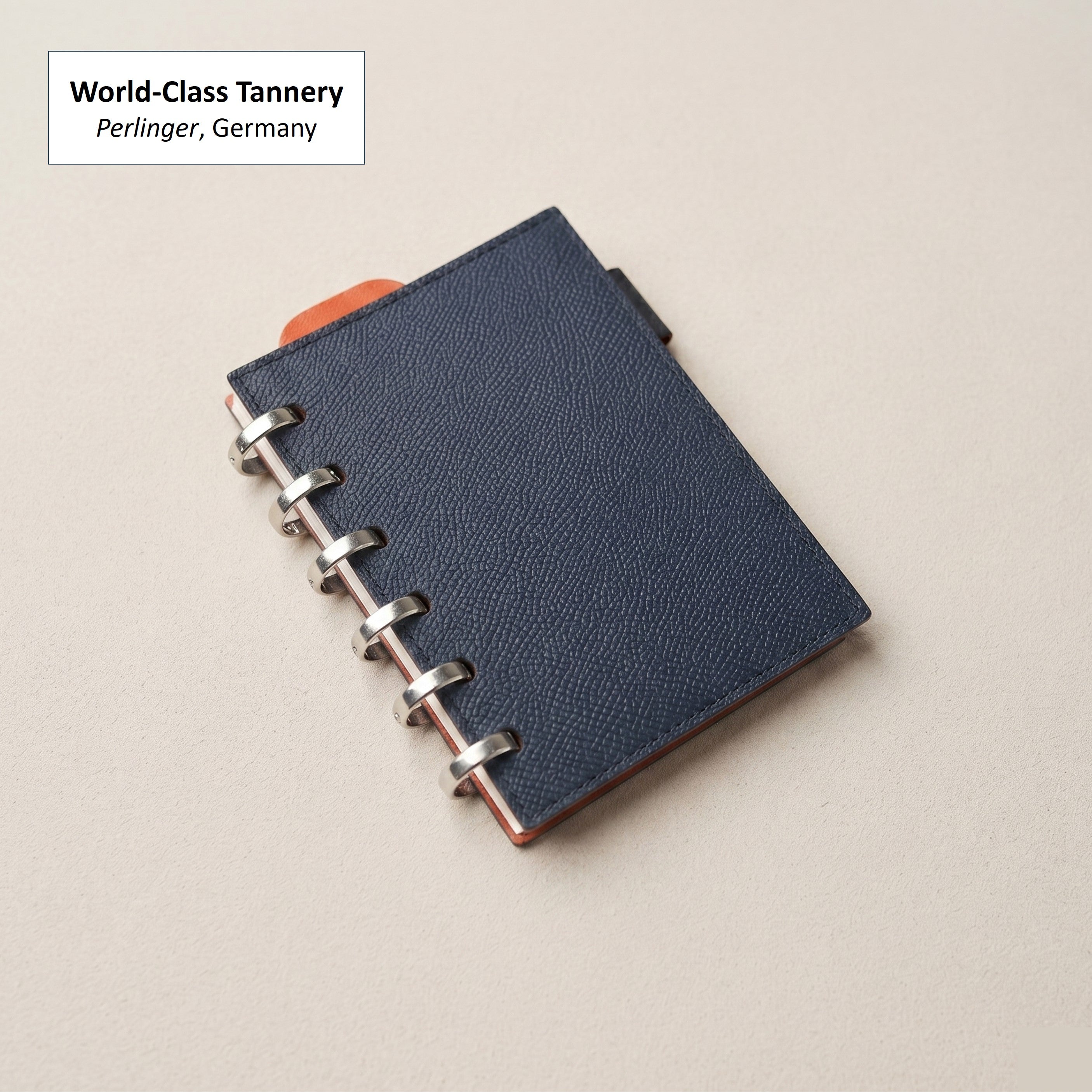 A7 Smart Ring Binder in German Noblessa Leather