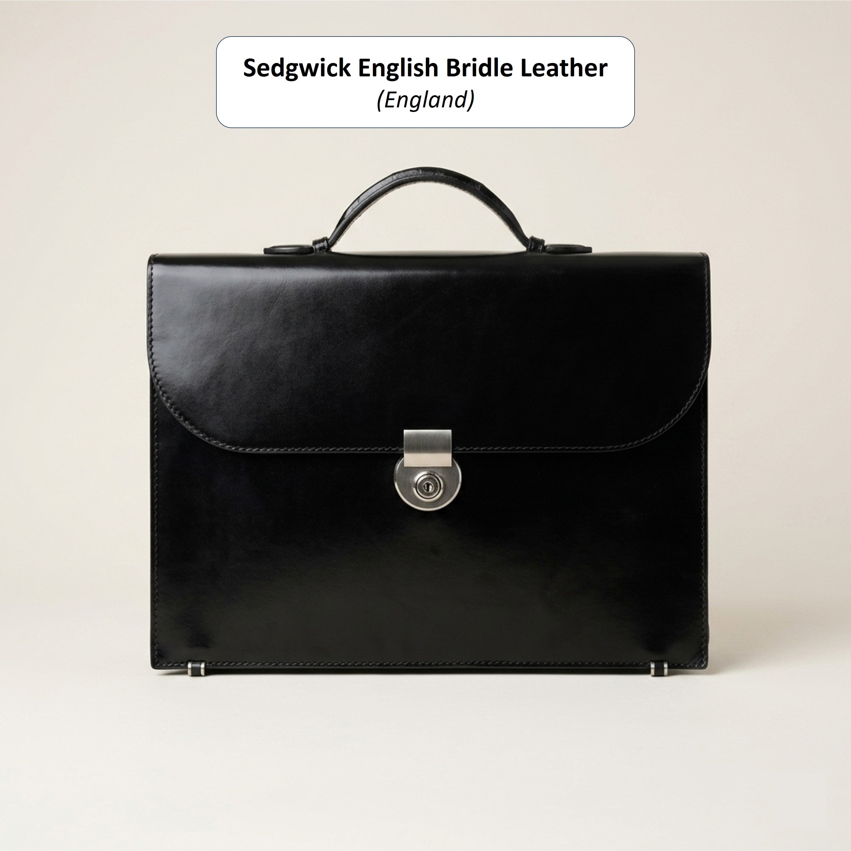The Legacy: Bespoke Bridle Leather Briefcase