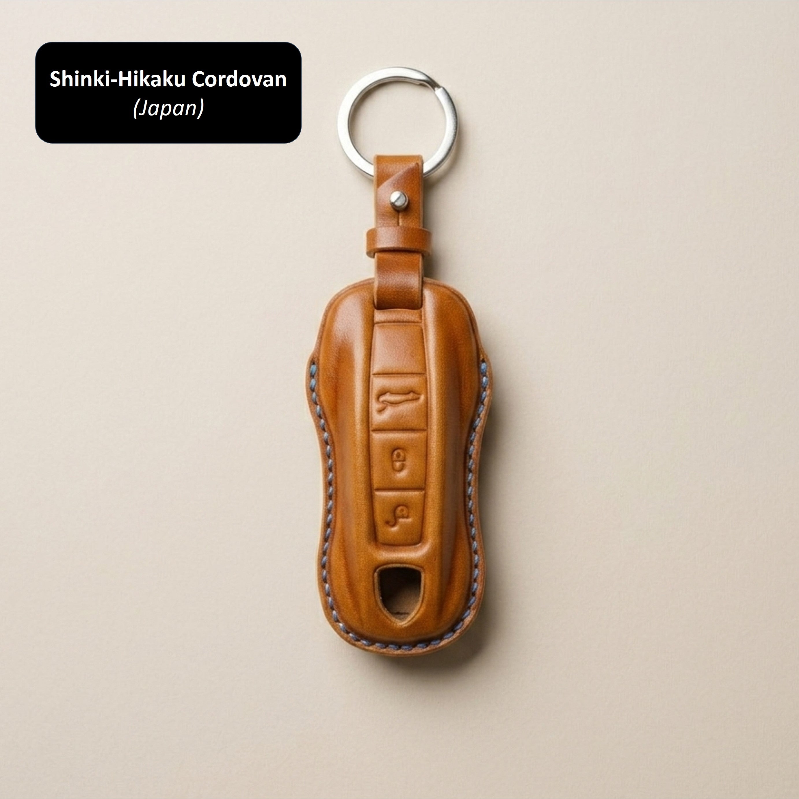 Porsche Key Fob Case | Shinki Shell Cordovan