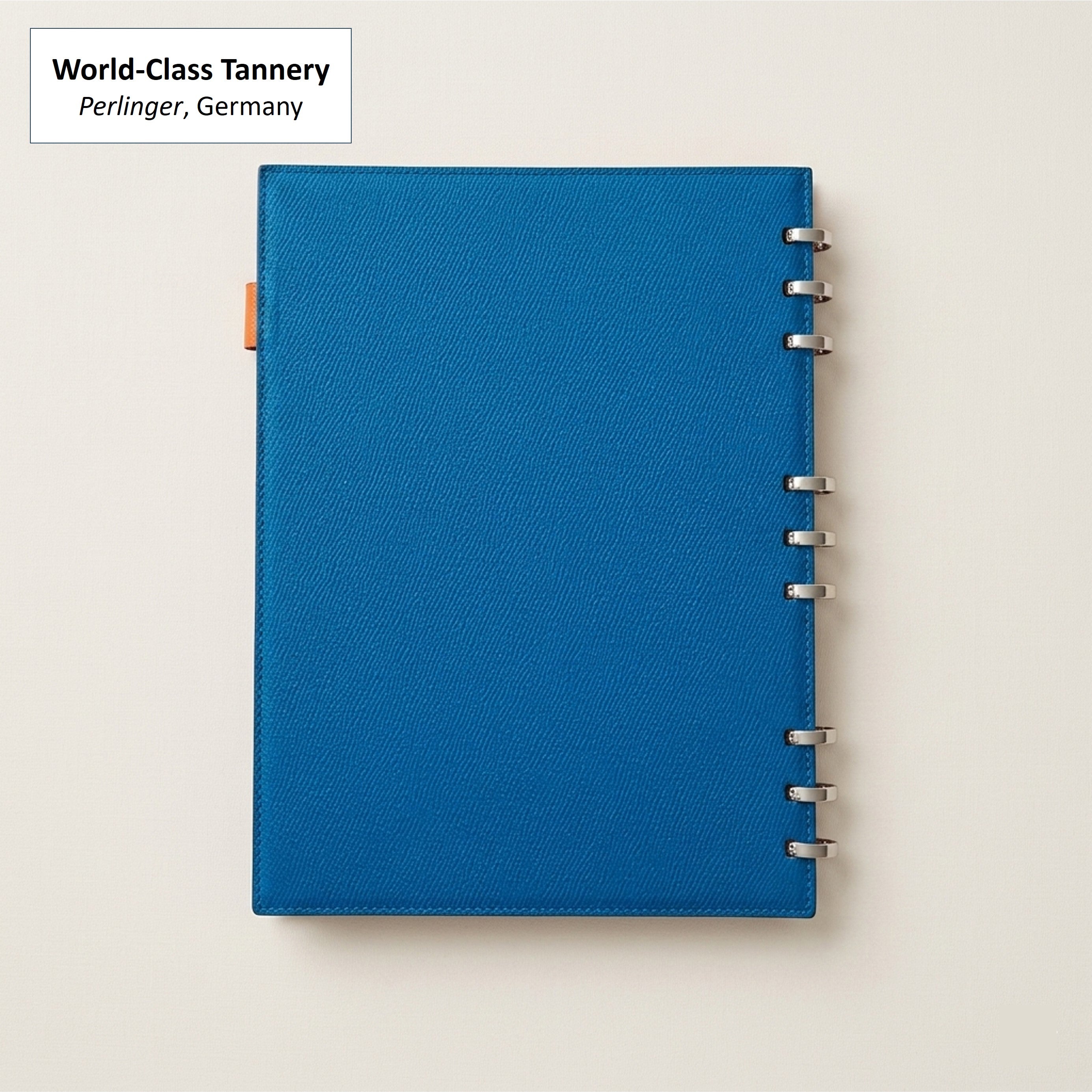 B5 Smart Ring Binder in German Noblessa Leather