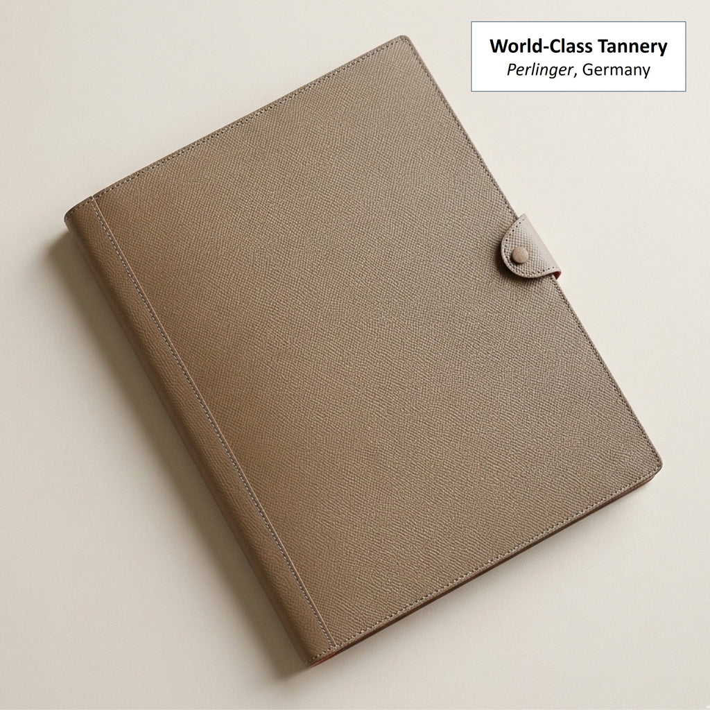 Letter Size Legal Pad Portfolio in German Noblessa Leather