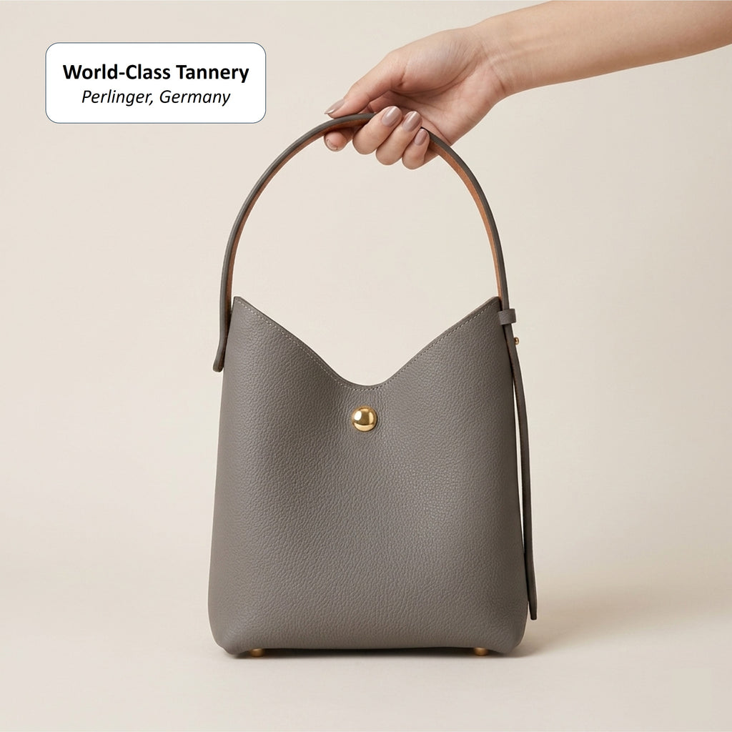 Vela 20 | German Togo Leather Tote