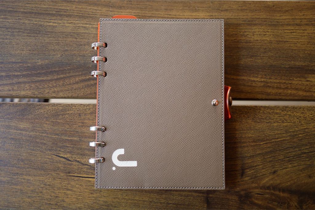 Smart Ring Binder (German Noblessa Leather)