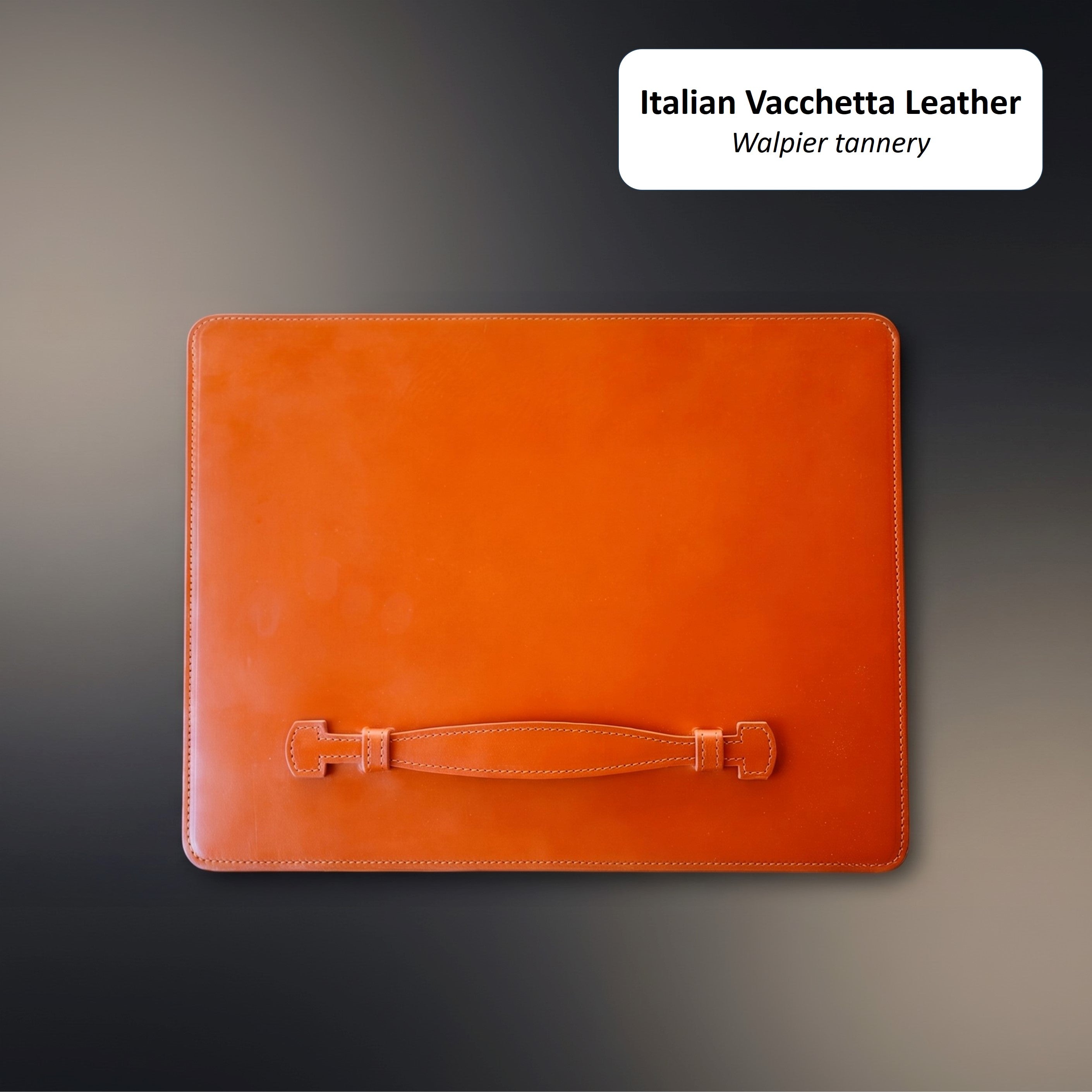 THE PENTAS: Italian Vacchetta Leather Sleeve for iPad