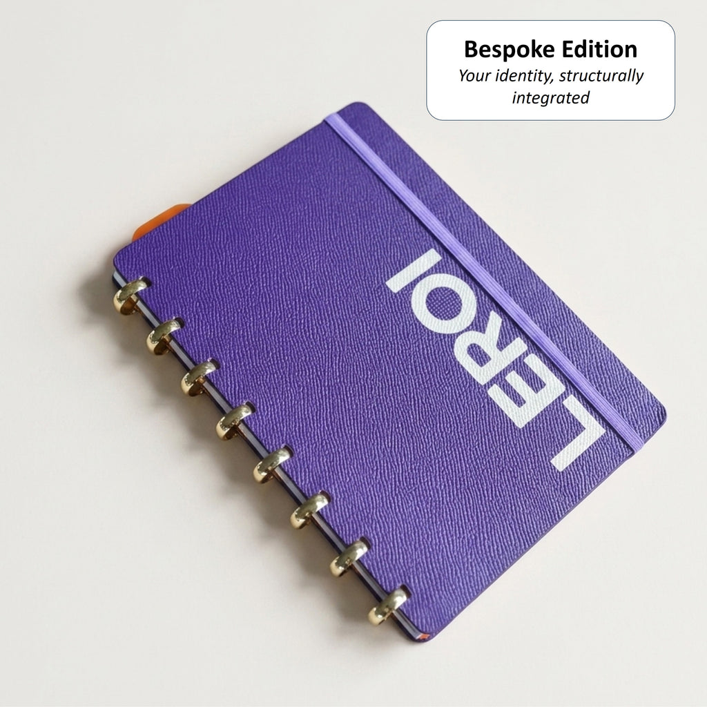 「SIGNATURE」Edition Discbound Planner in German Noblessa Leather
