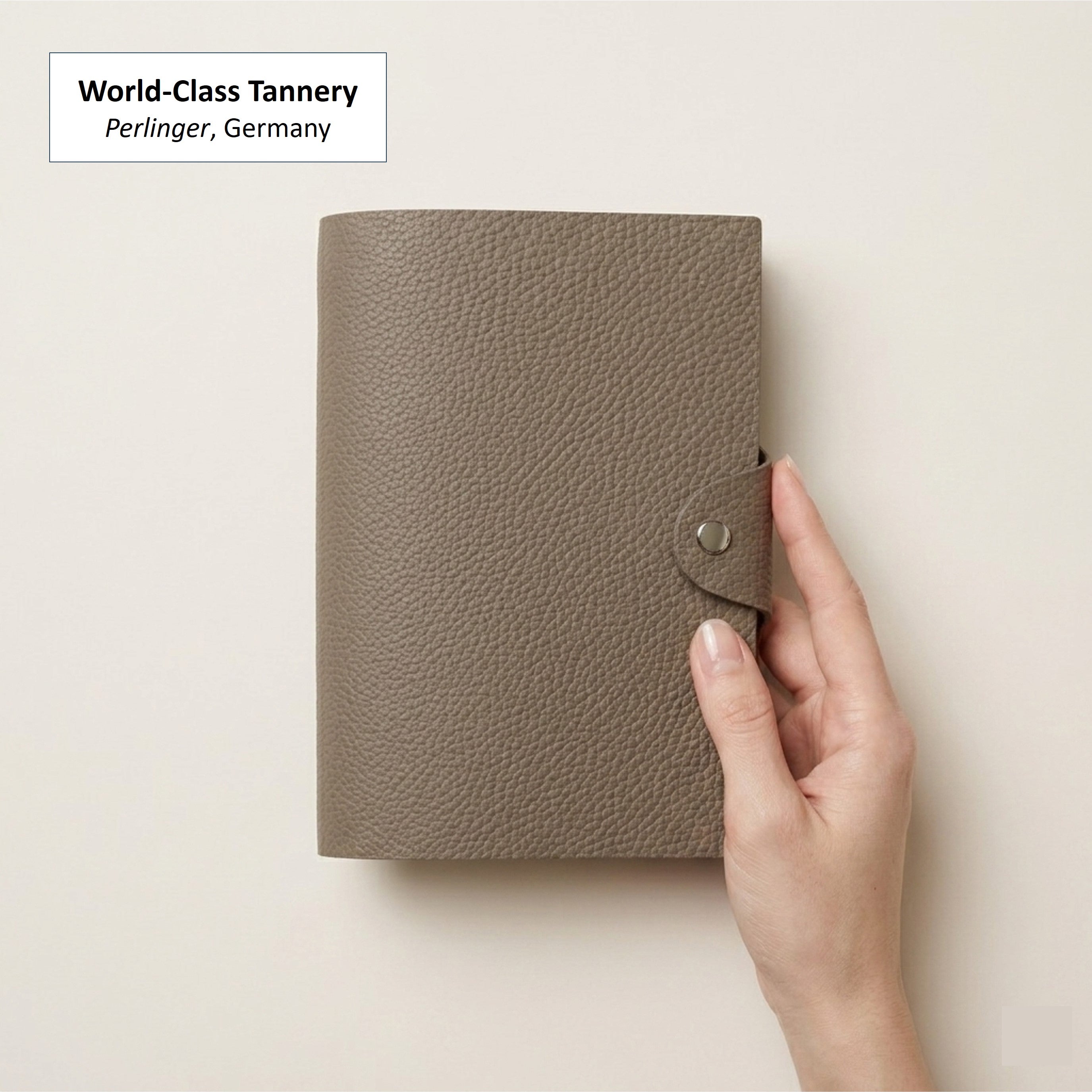A6 Journal in German Togo Leather