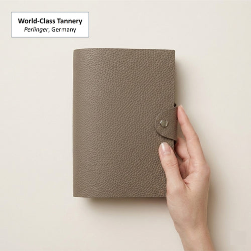 A6 Journal in German Togo Leather