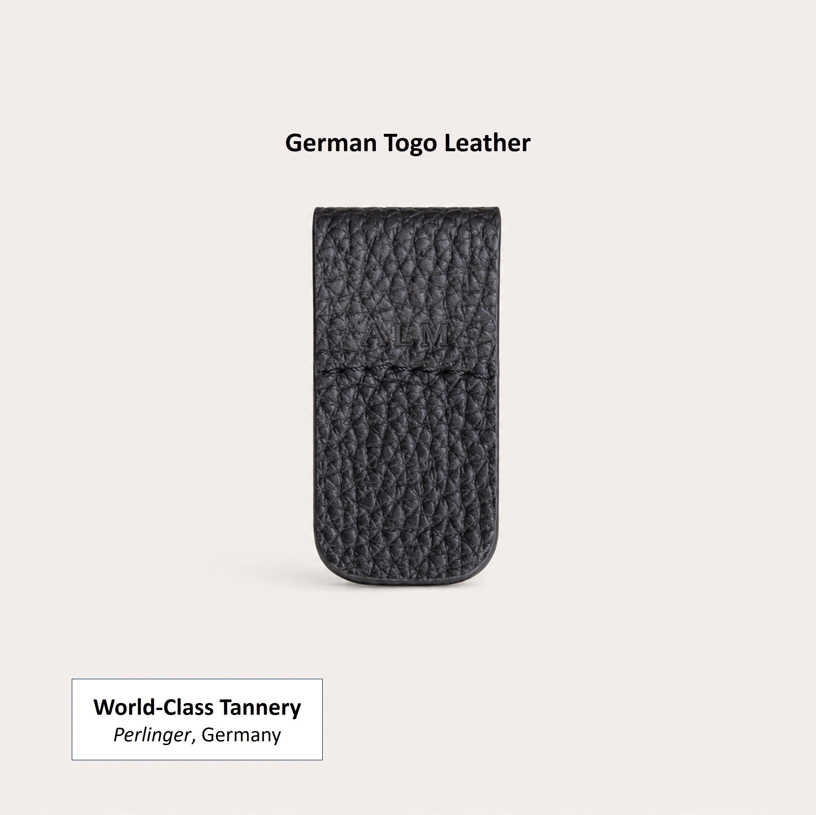 Personalized Togo Leather Cord Wrap