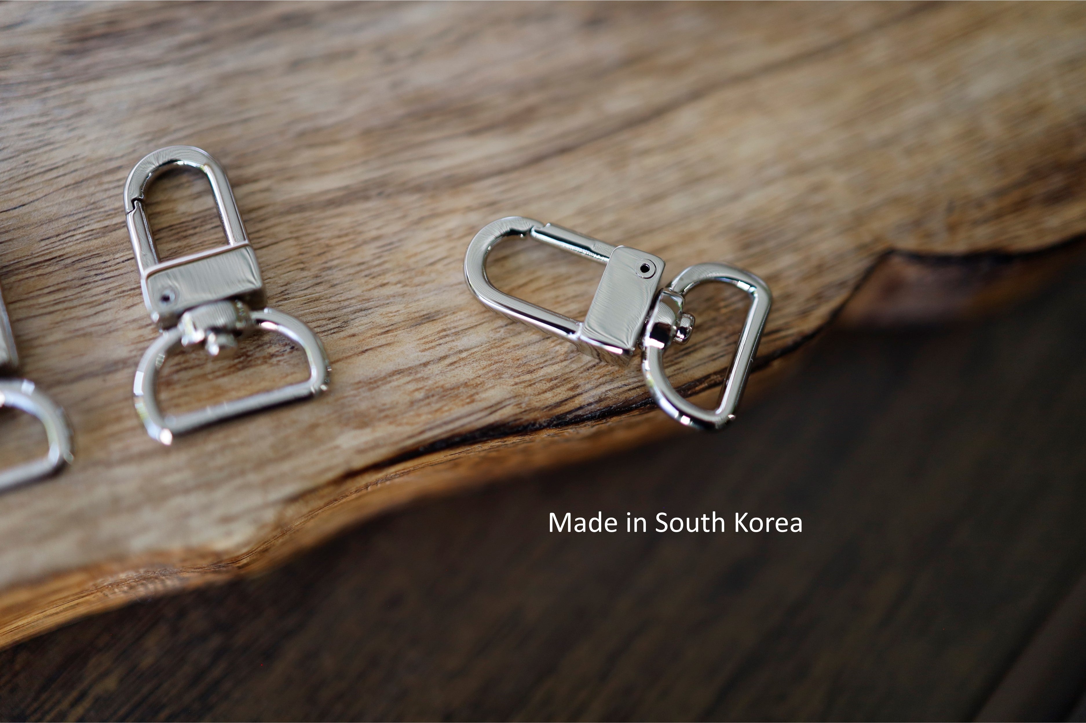 Swivel Clasps (Nickel, 1.34” X 0.79”)