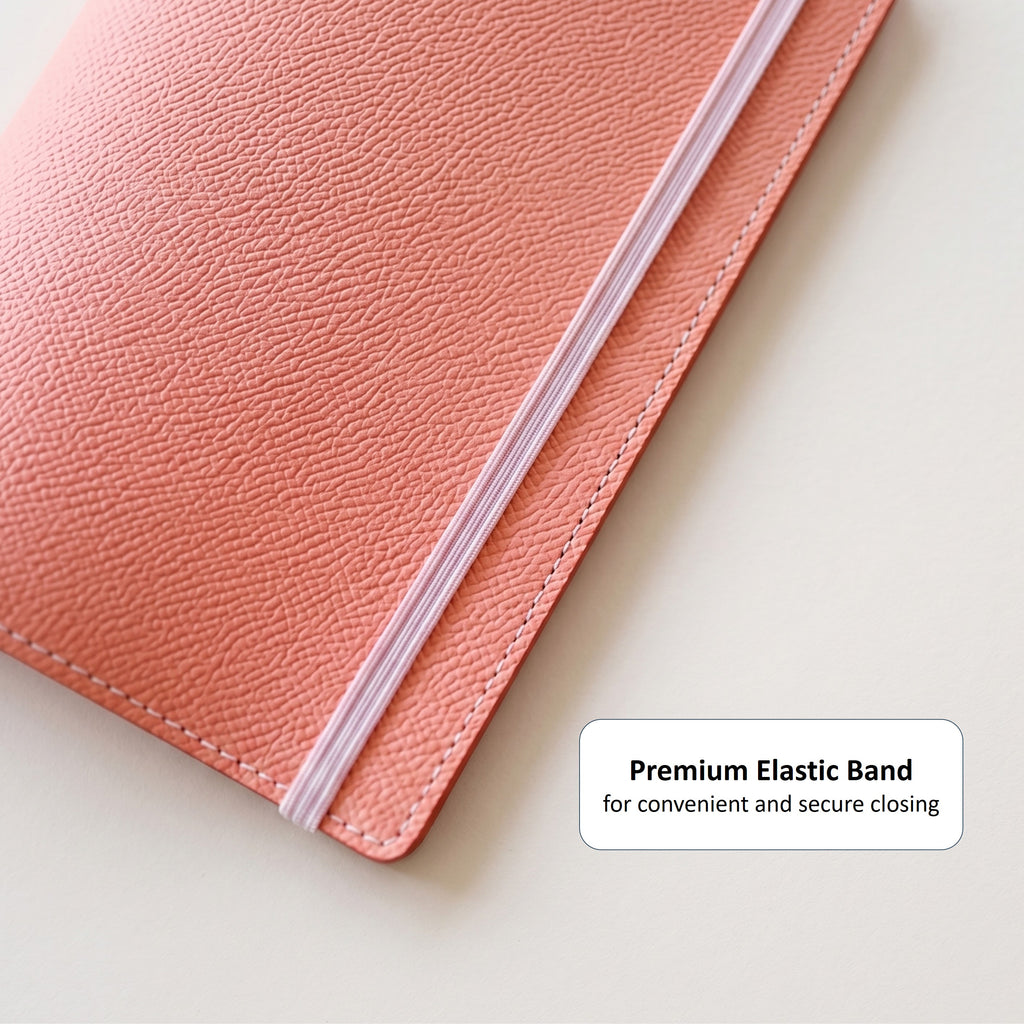 Custom Notebook Cover in Noblessa Leather for Midori, Hobonichi, and Moleskine