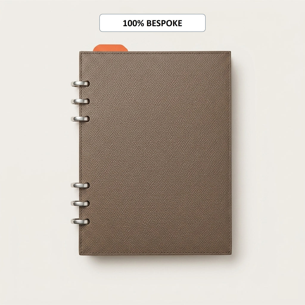 A5 Smart Ring Binder in German Noblessa Leather