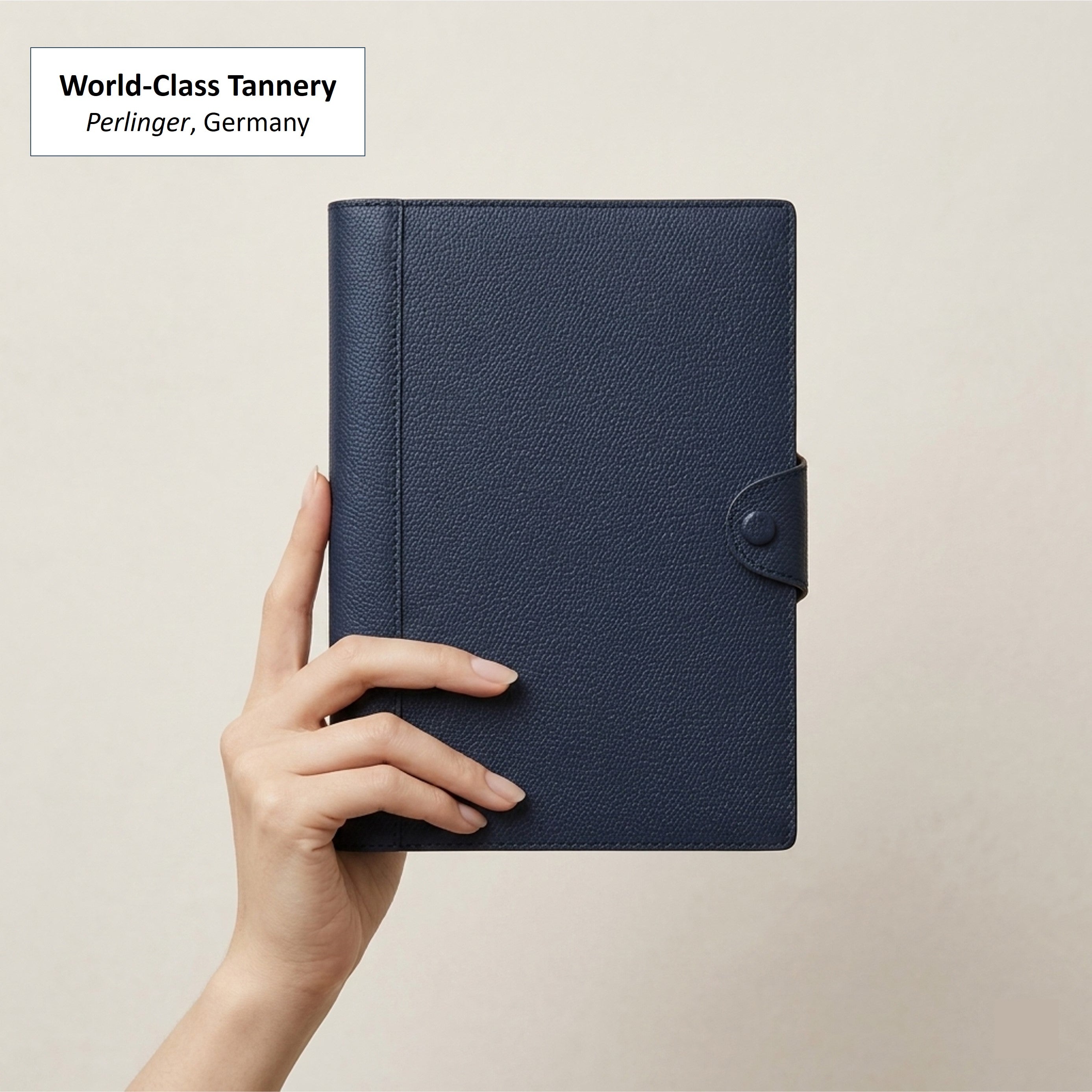 Junior Legal Pad Portfolio in German Noblessa Leather