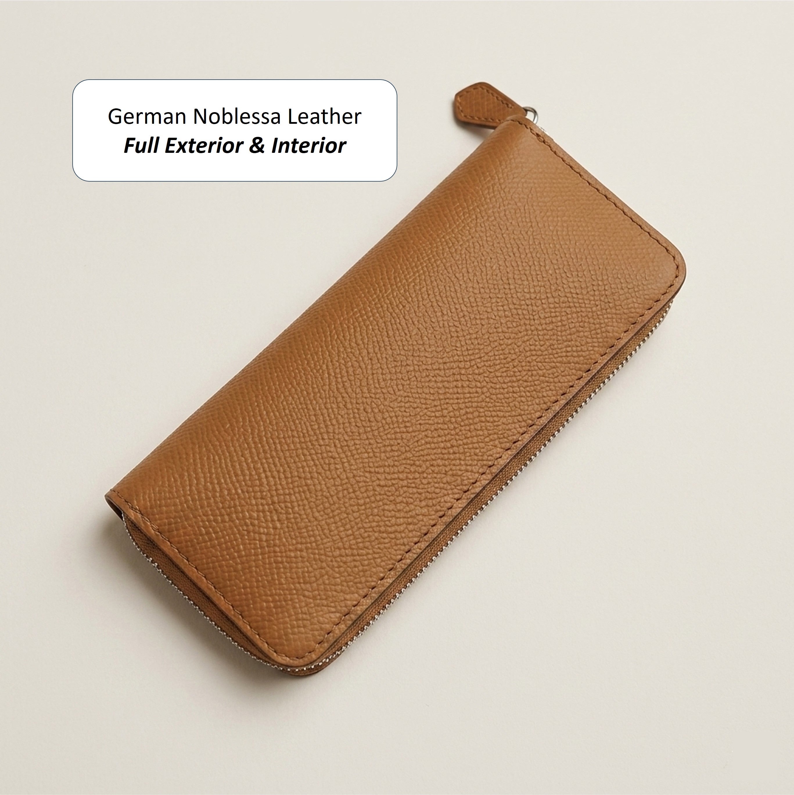 Perlinger Noblessa Leather Double Pen Case