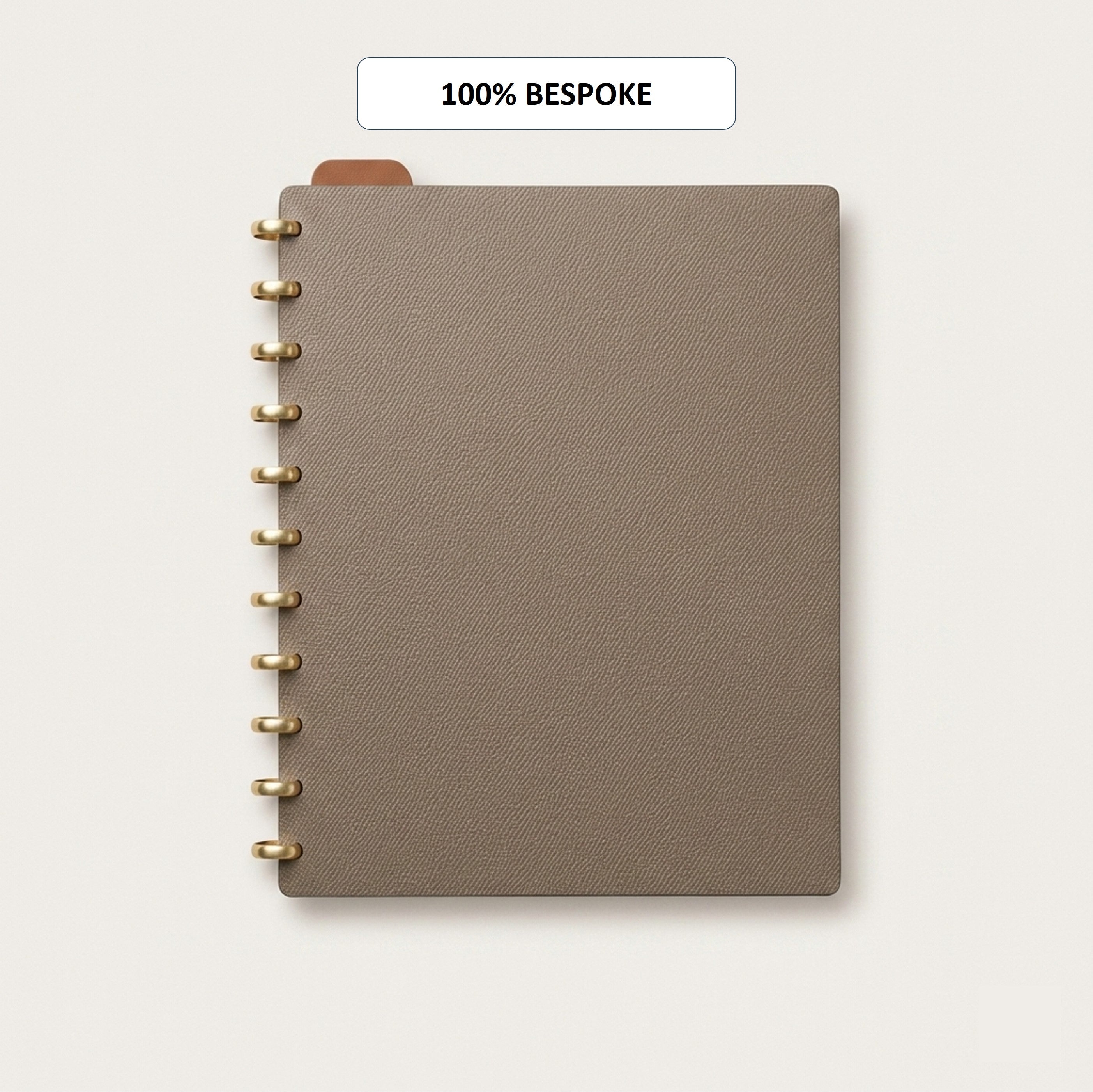 Letter Size Discbound Planner in German Noblessa Leather