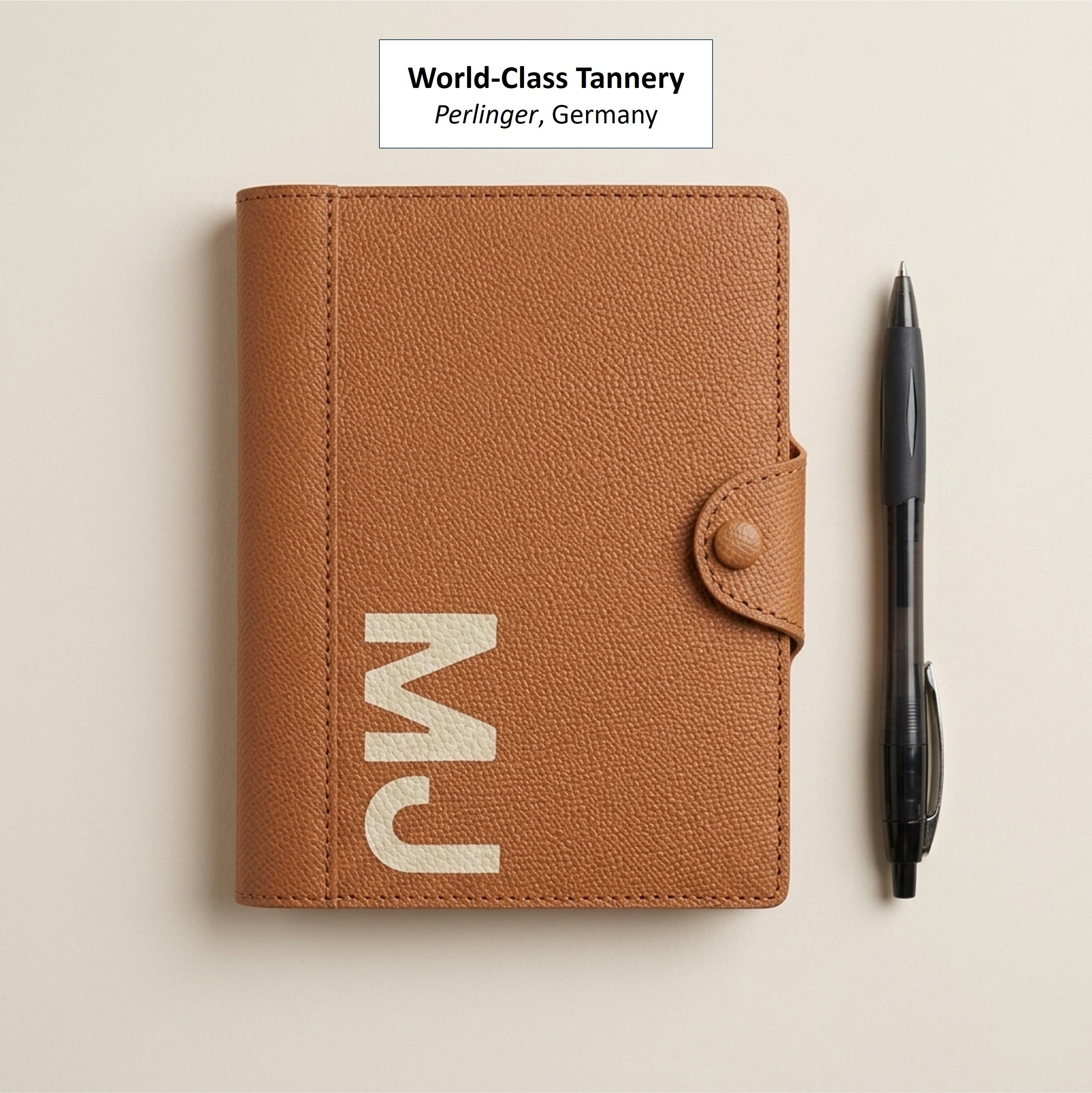 4x6 Pocket Notepad in German Noblessa Leather