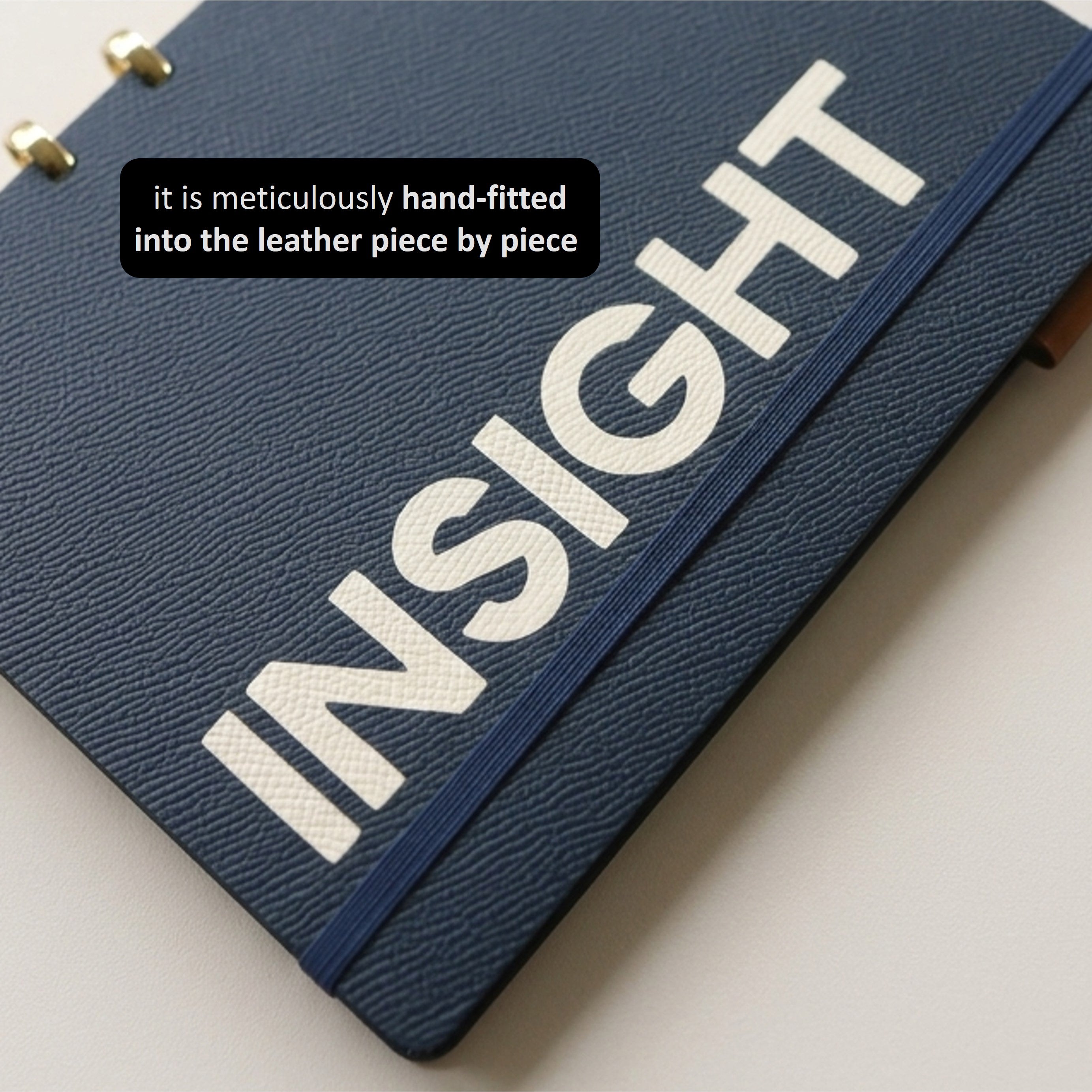 「INSIGHT」Edition Discbound Planner in German Noblessa Leather