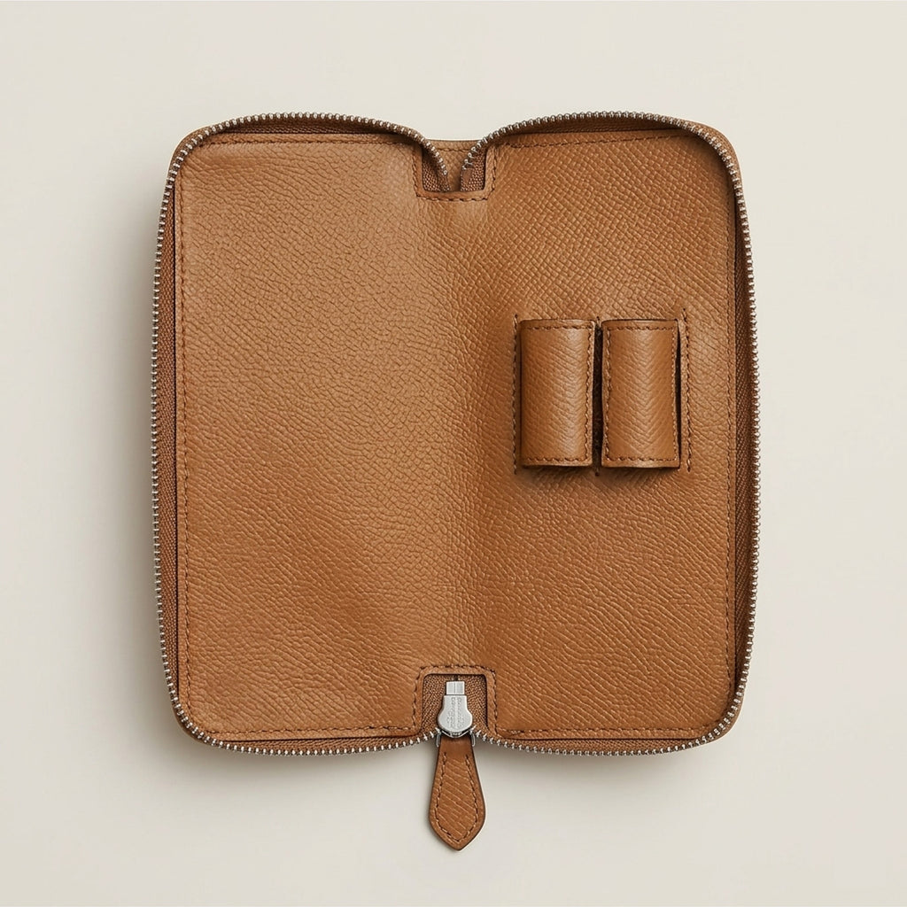Perlinger Noblessa Leather Double Pen Case