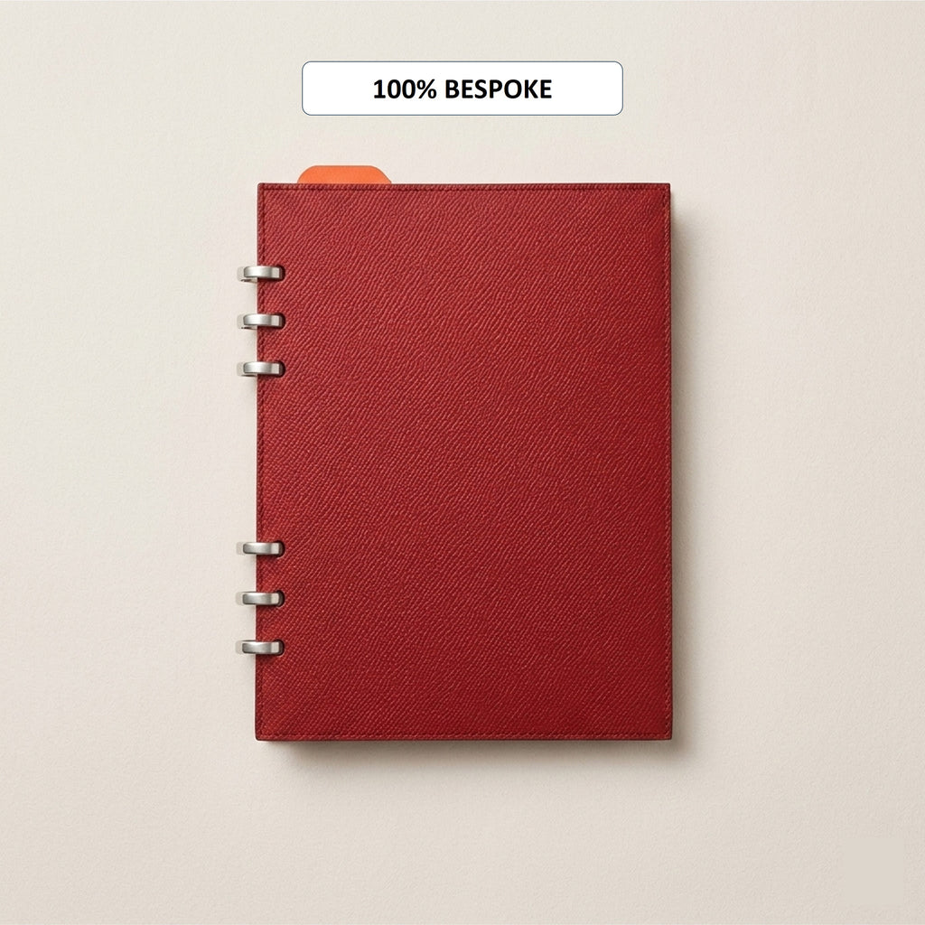 A5 Smart Ring Binder in German Noblessa Leather