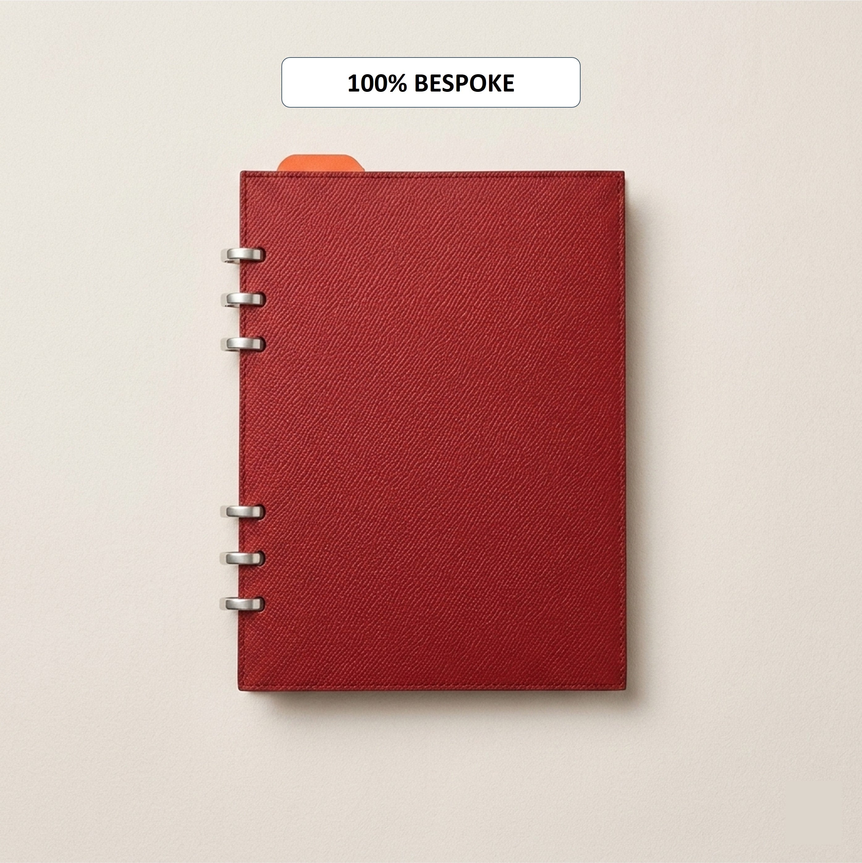 A5 Smart Ring Binder in German Noblessa Leather