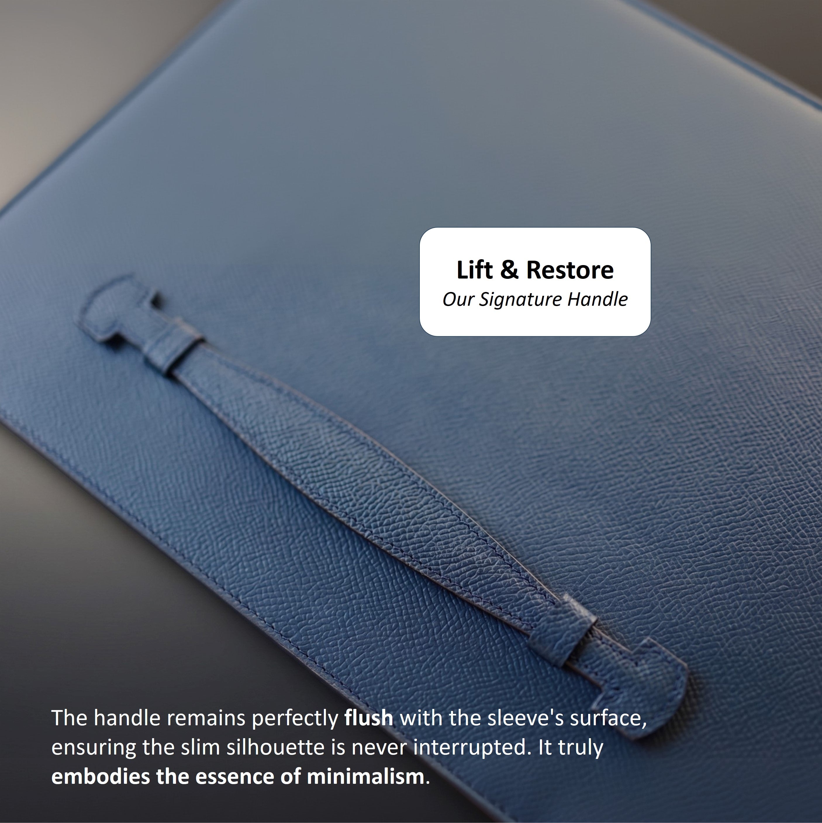 THE PENTAS: German Noblessa Leather Sleeve for MacBook