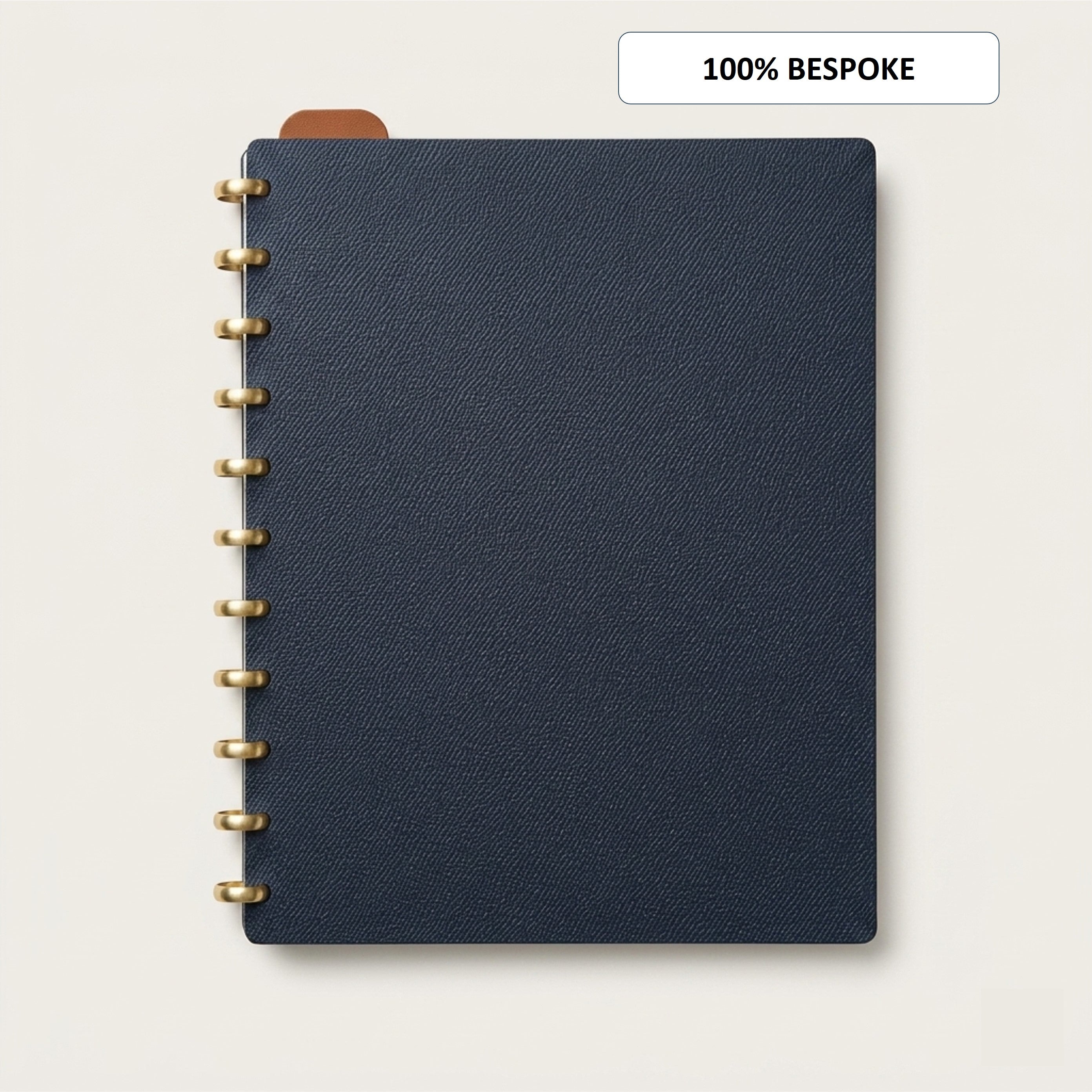 Letter Size Discbound Planner in German Noblessa Leather