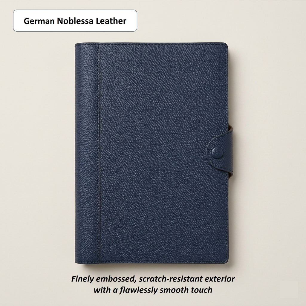 Junior Legal Pad Portfolio in German Noblessa Leather