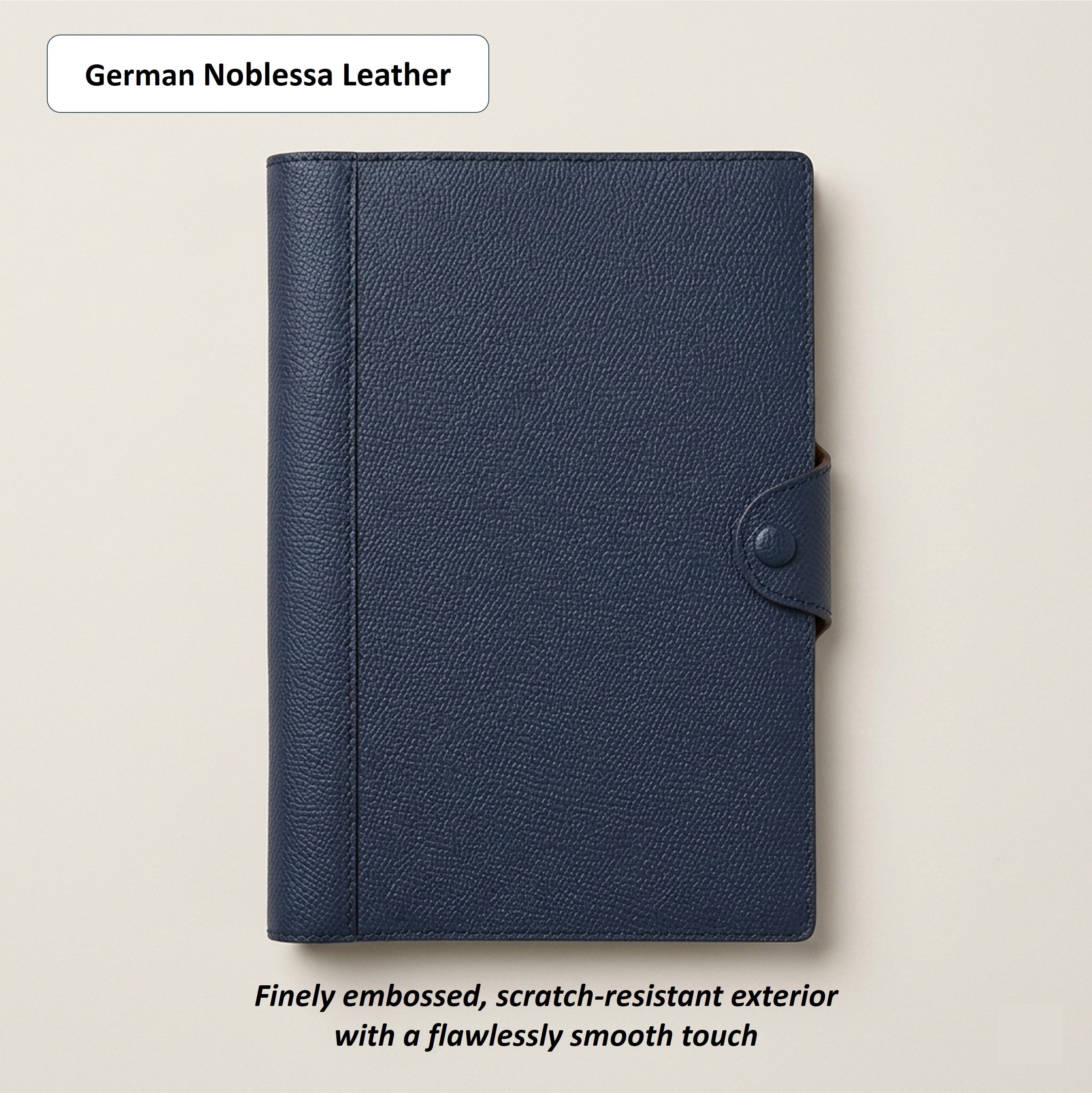 Junior Legal Pad Portfolio in German Noblessa Leather
