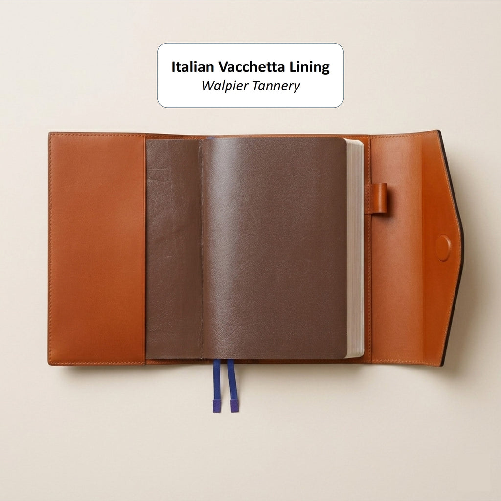 Magnetic Leather Bible Cover - German Noblessa Leather