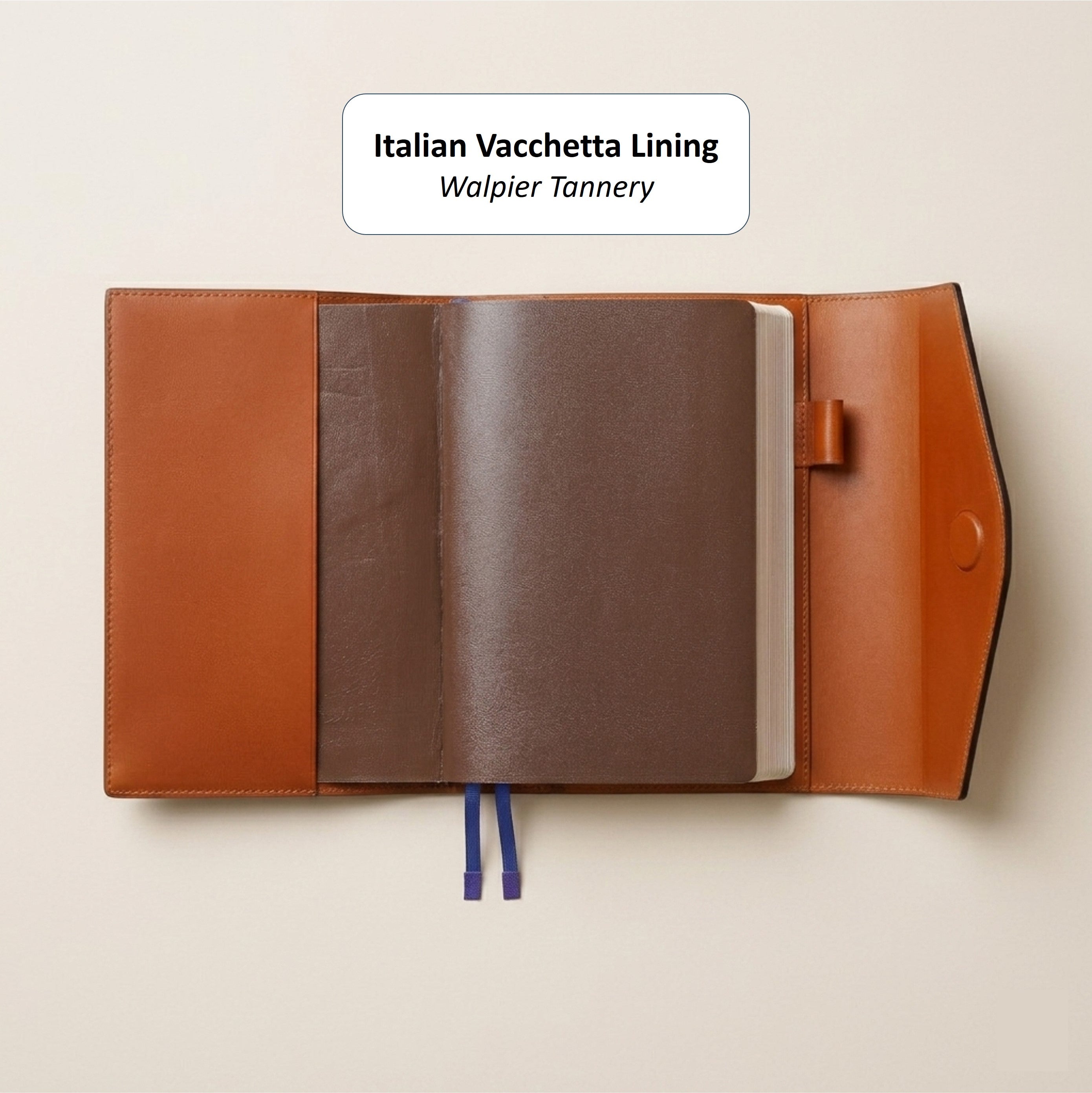 Magnetic Leather Bible Cover - German Noblessa Leather