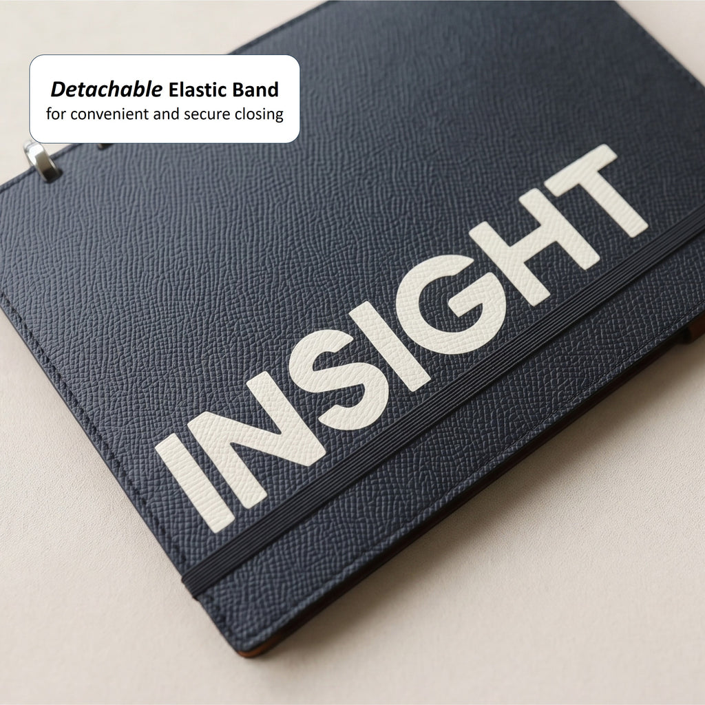 「INSIGHT」Edition A5 Smart Ring Binder in German Noblessa Leather