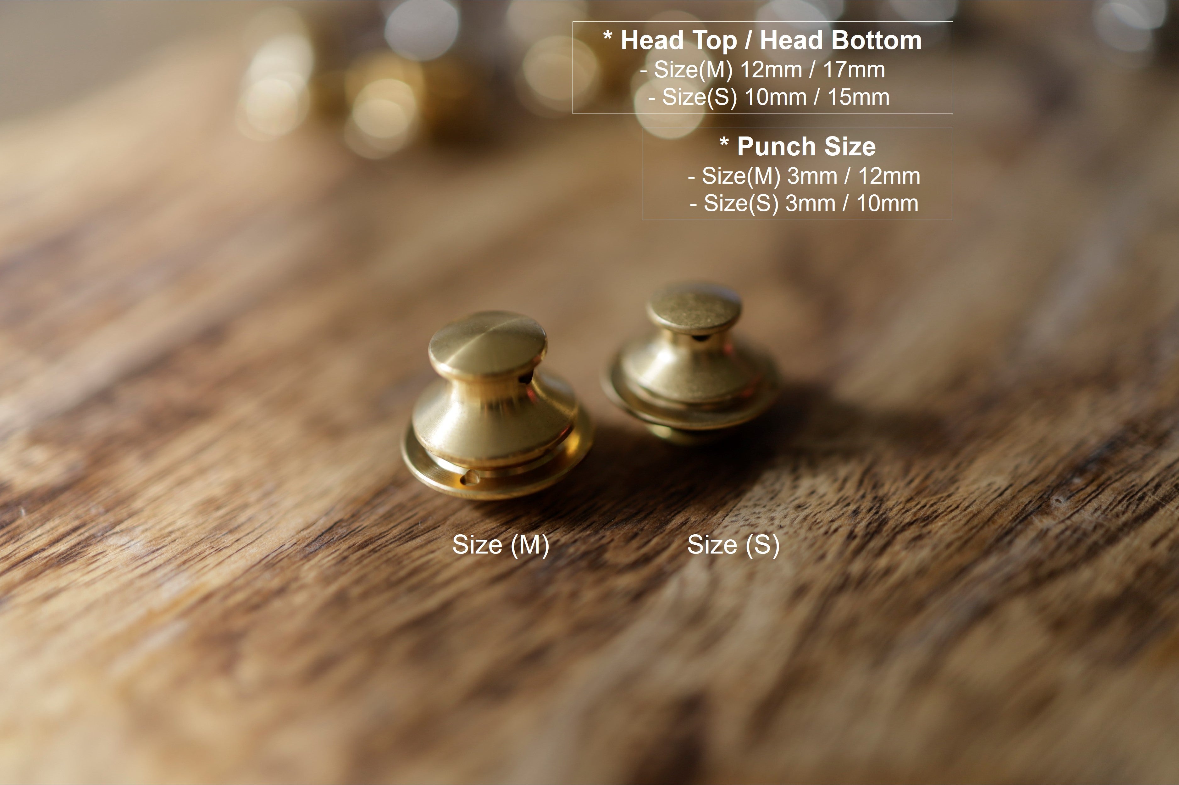 Snap Lock Closure (Solid Brass)