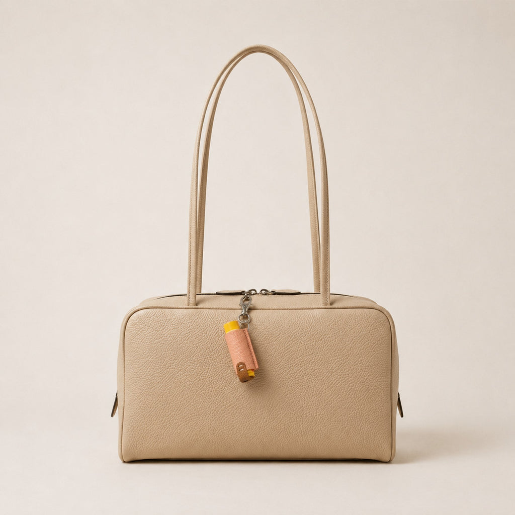 German Noblessa Leather Lip Balm Holder
