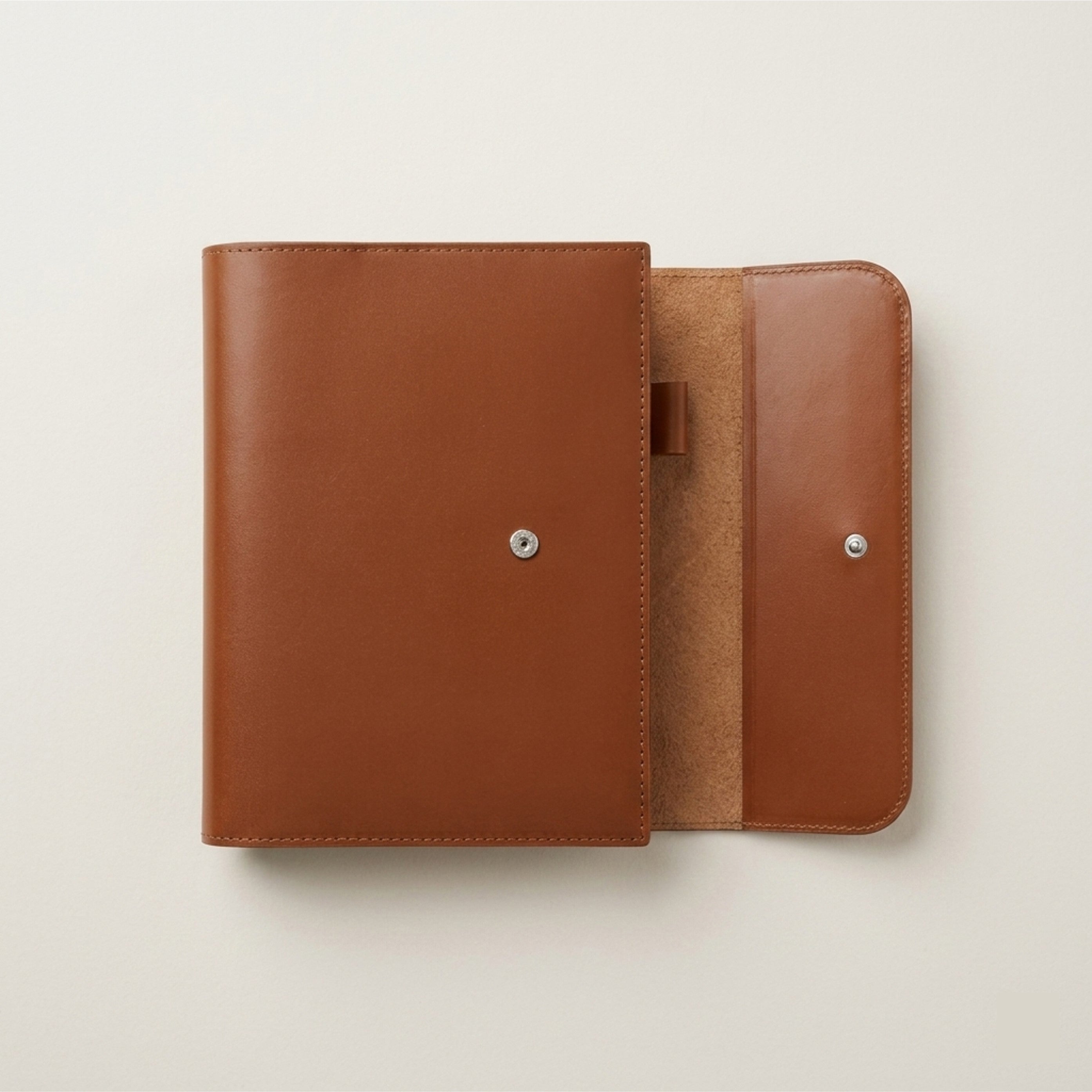 Snap Leather Bible Cover - Italian Walpier Vacchetta