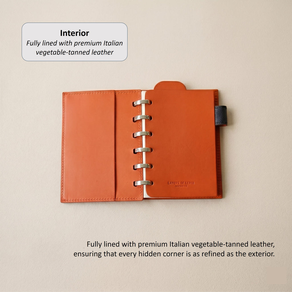 A7 Smart Ring Binder in German Noblessa Leather