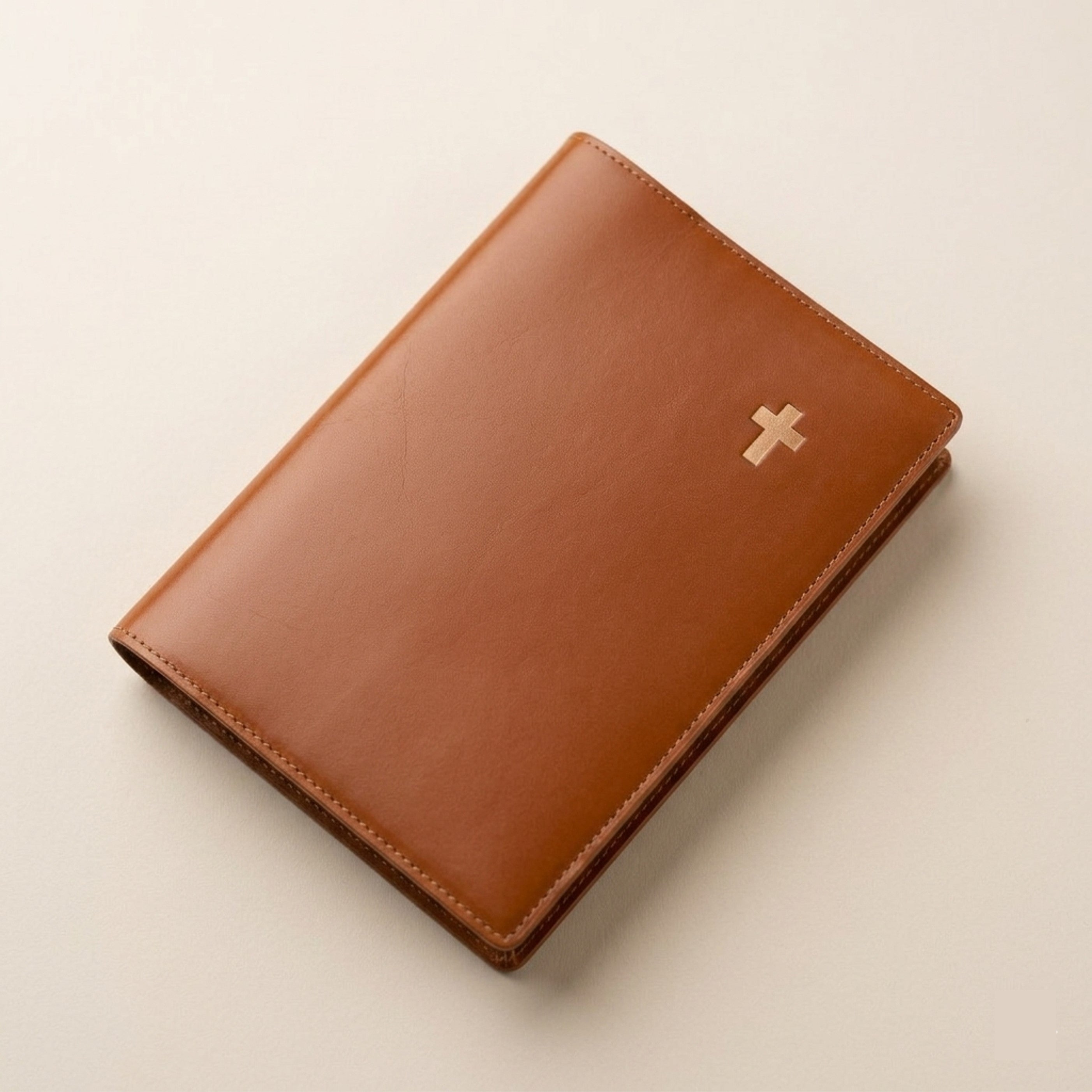 Minimalist Standard Leather Bible Cover - Italian Walpier Vacchetta
