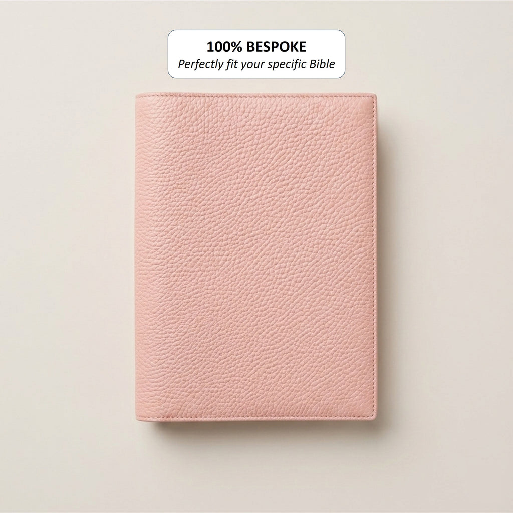 Minimalist Standard Leather Bible Cover - German Togo Leather