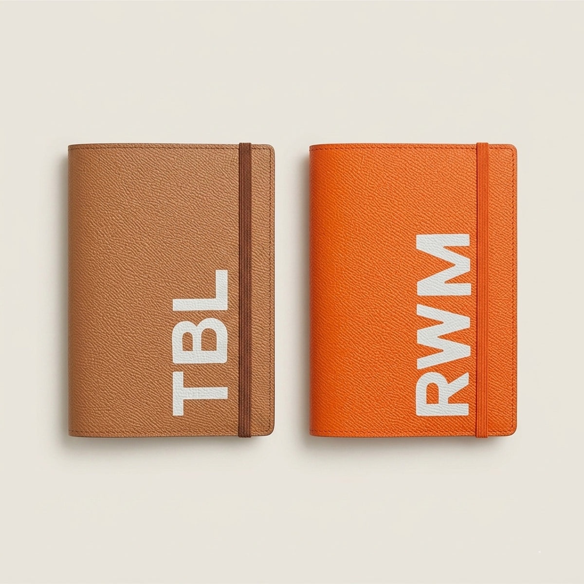 Custom Fixed Notebook Cover「SIGNATURE Edition」in German Noblessa Leather personalization preview