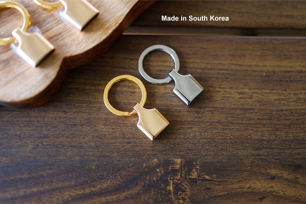 Key Fob Hardware (Gold/Nickel)