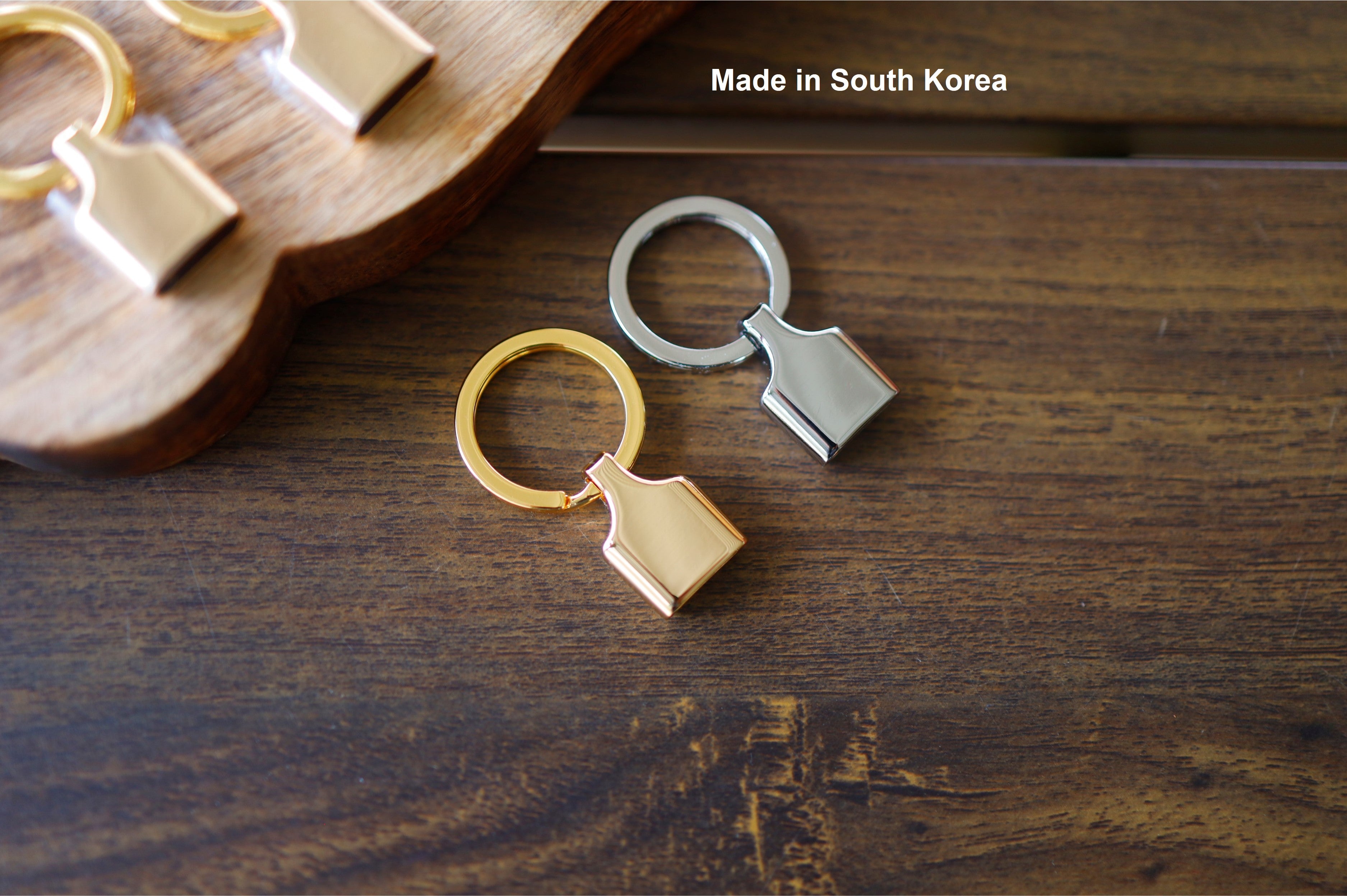 Key Fob Hardware (Gold/Nickel)