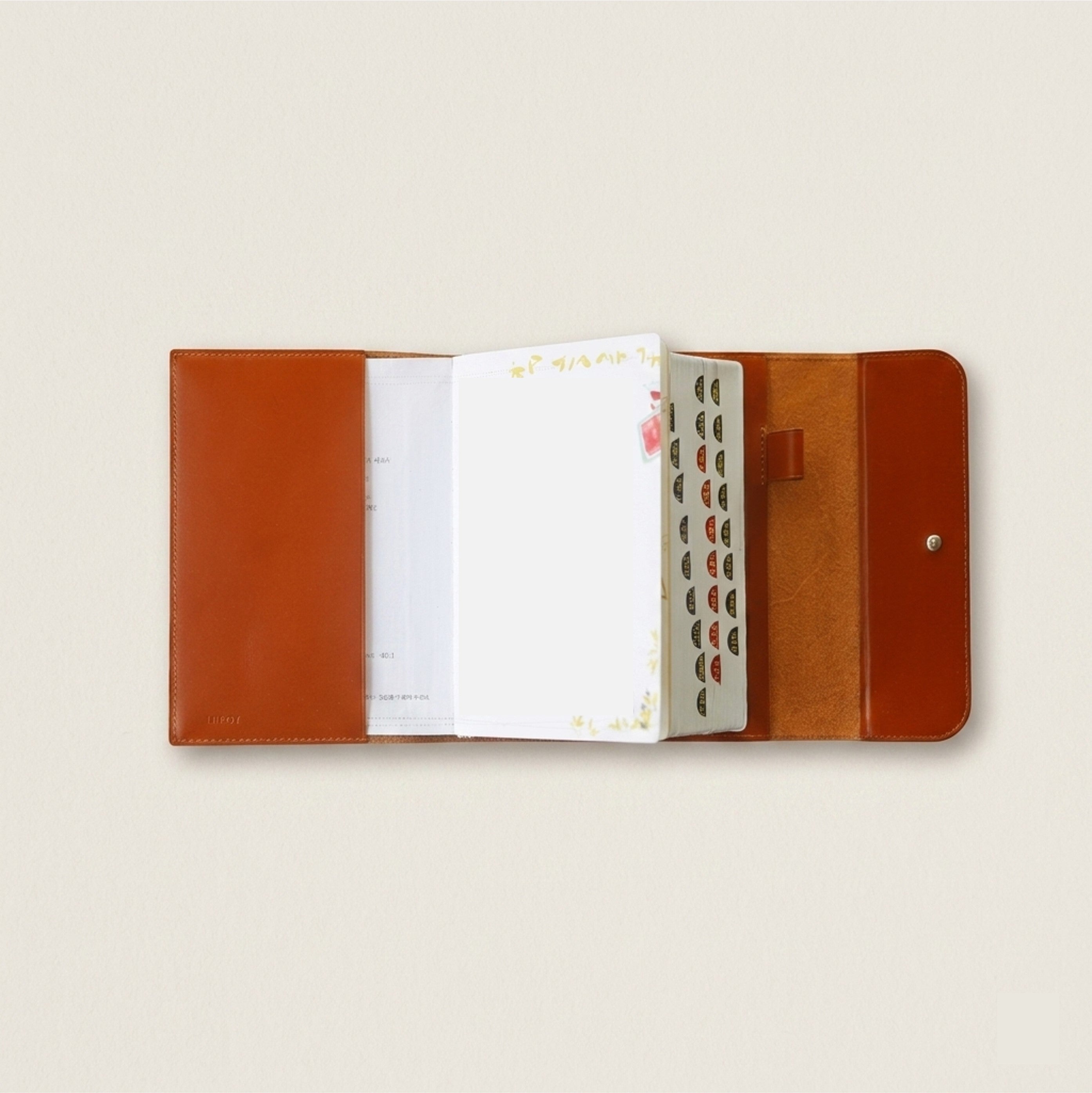 Snap Leather Bible Cover - Italian Walpier Vacchetta