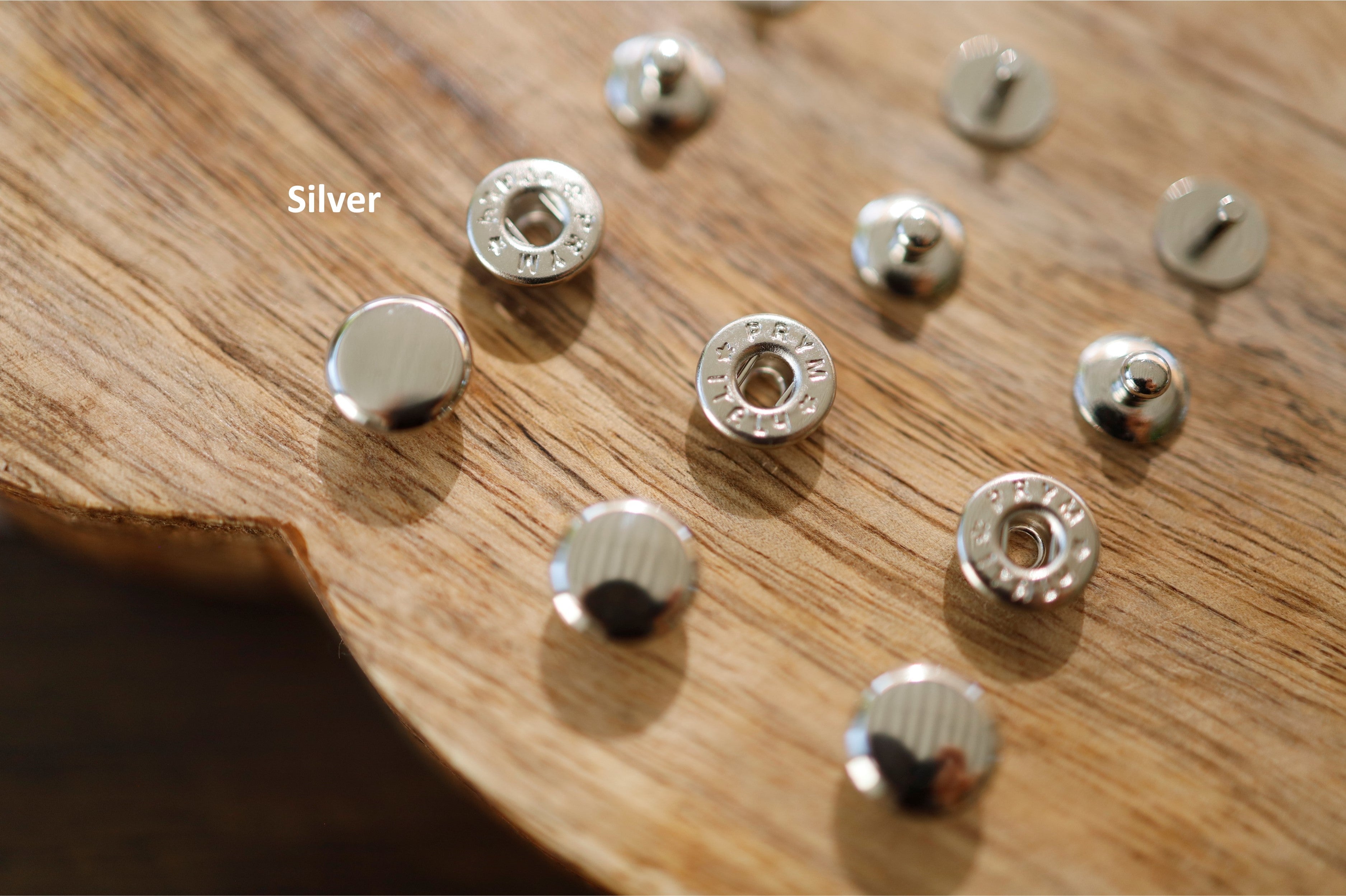 PRYM Snap Buttons (Gold/Silver/Brass)