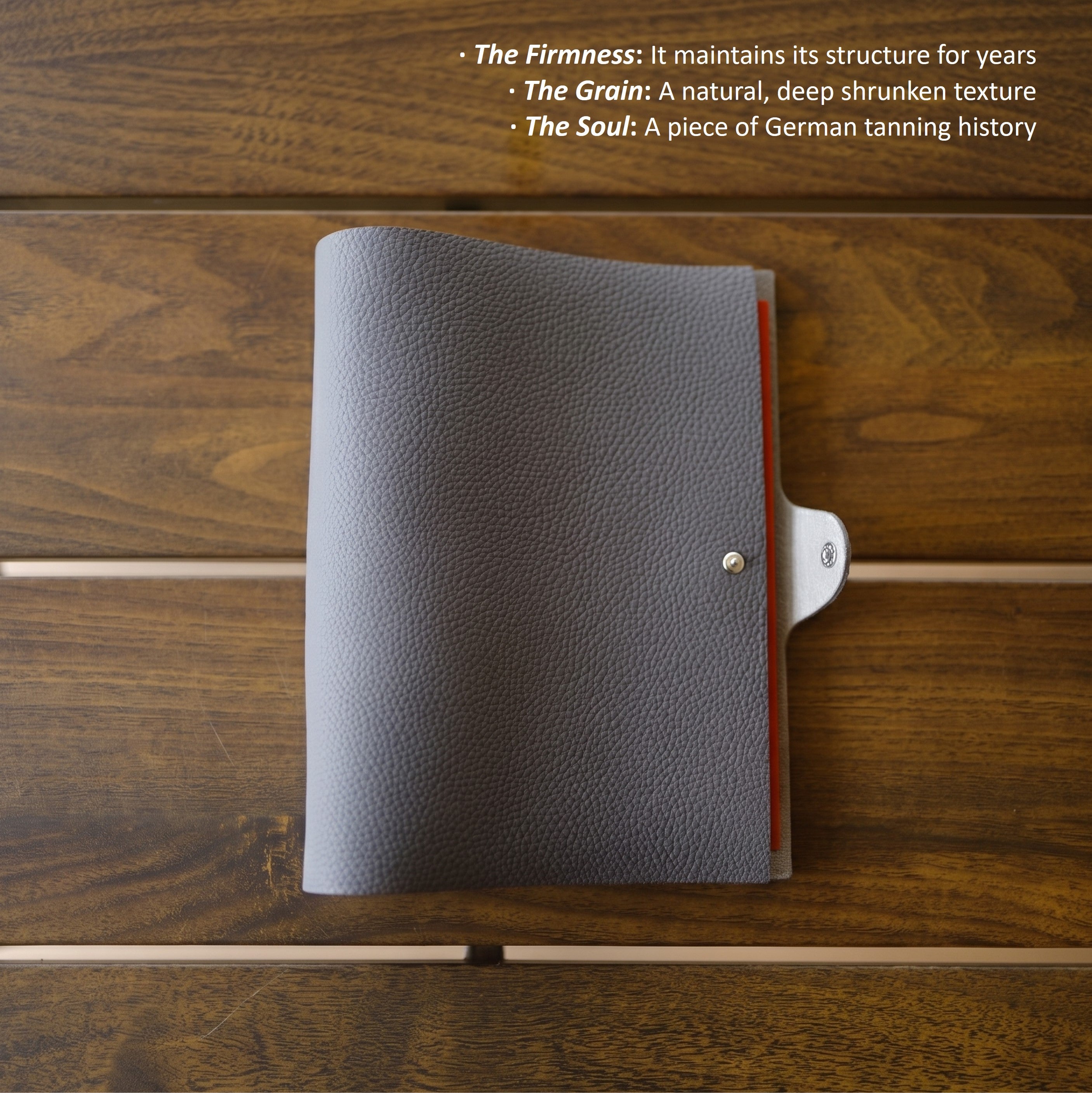 A5 Journal in  German Togo Leather