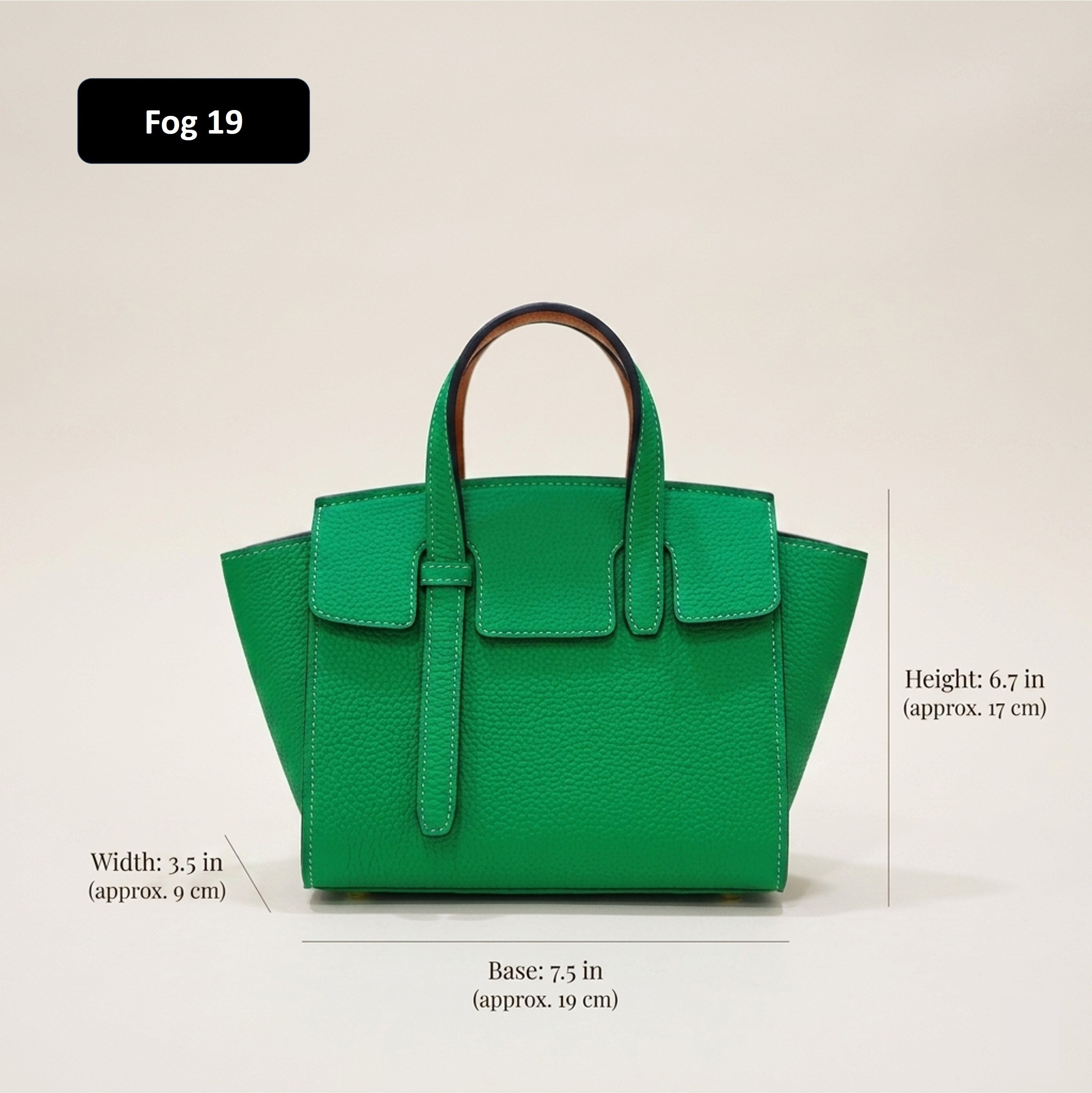 Fog Bag 19 | German Togo Leather Tote