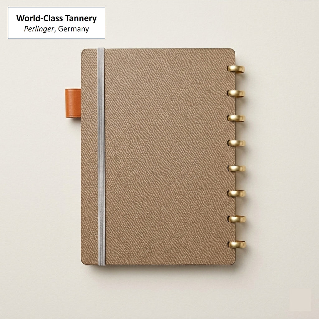 「Humpback」Edition Discbound Planner in German Noblessa Leather