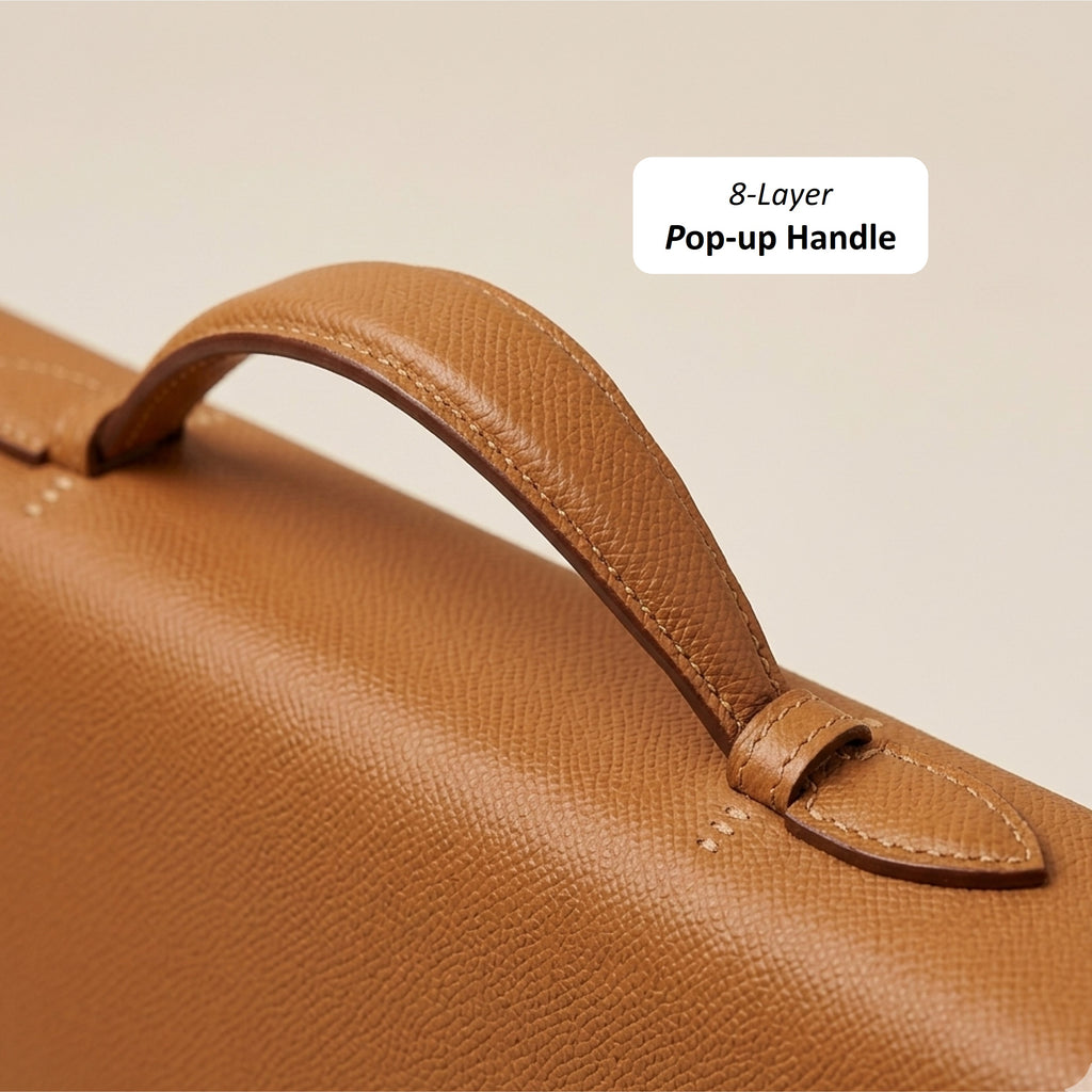 The Vertex: Bespoke Noblessa Leather Briefcase