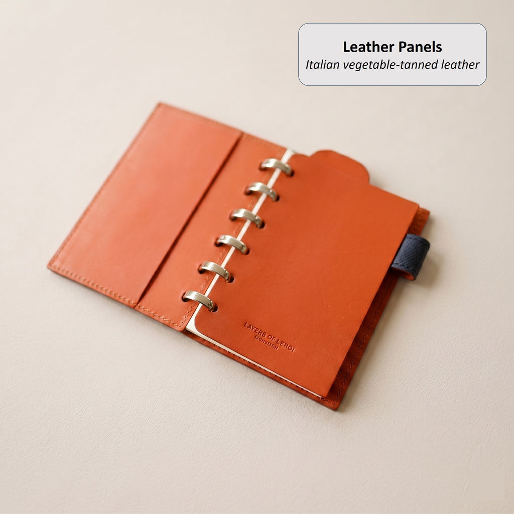 A7 Smart Ring Binder in German Noblessa Leather